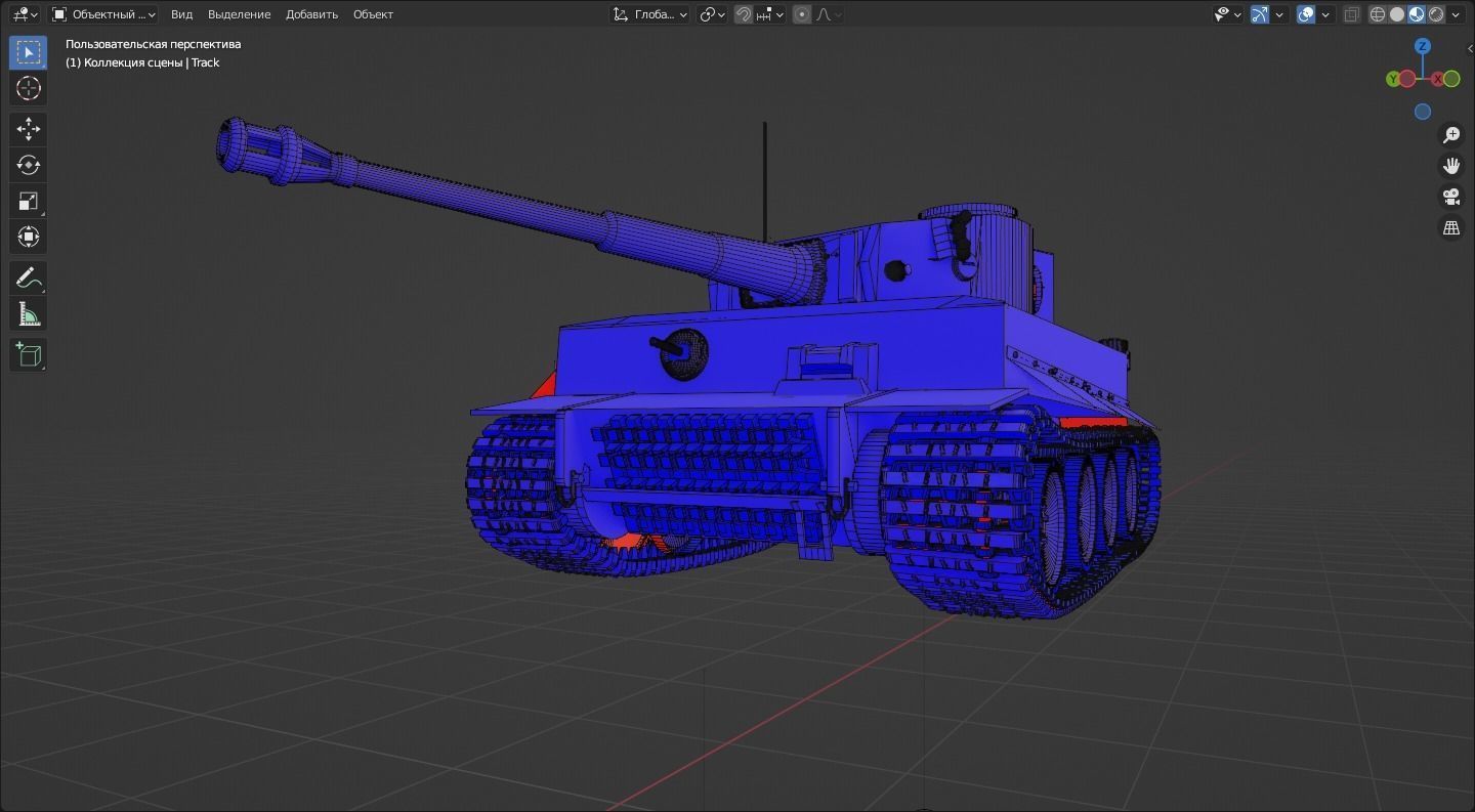 Tiger I tank Free 3D model_7