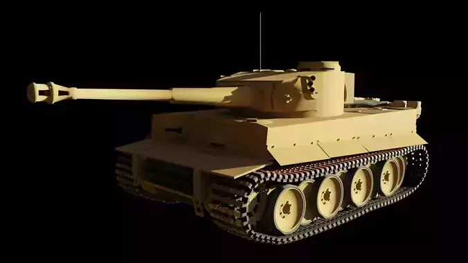  Tiger I tank Free 3D model