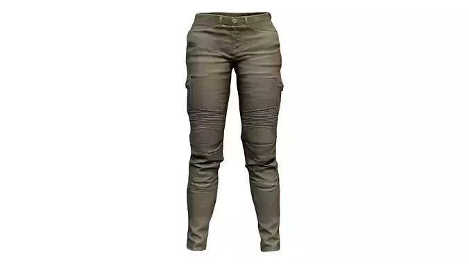 Female Motorbike Rider Biker Pants