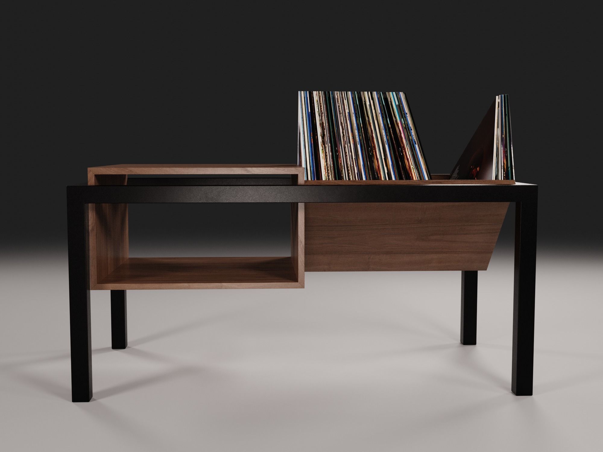 Vinyl Storage No45 3D model_2