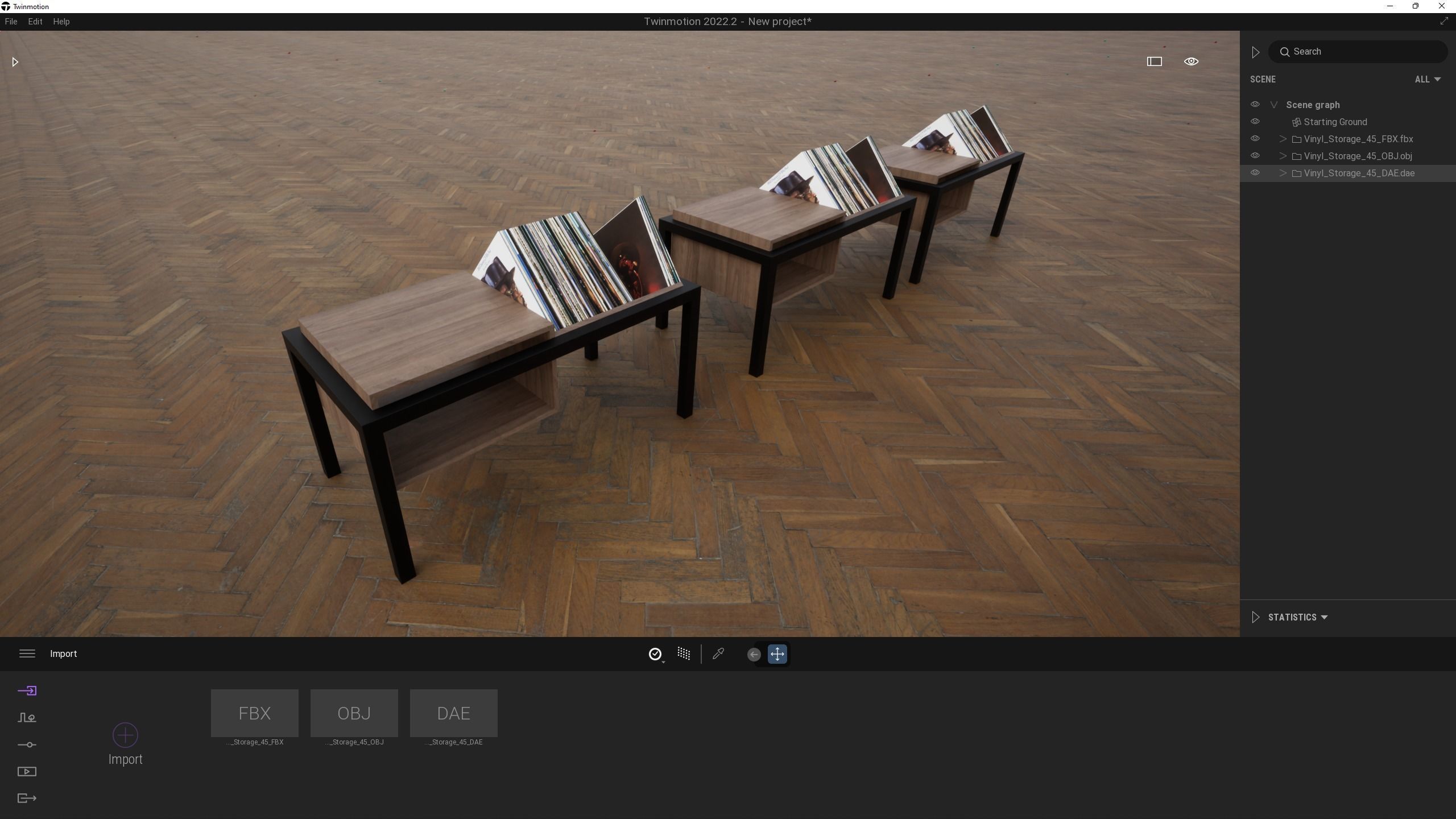 Vinyl Storage No45 3D model_13