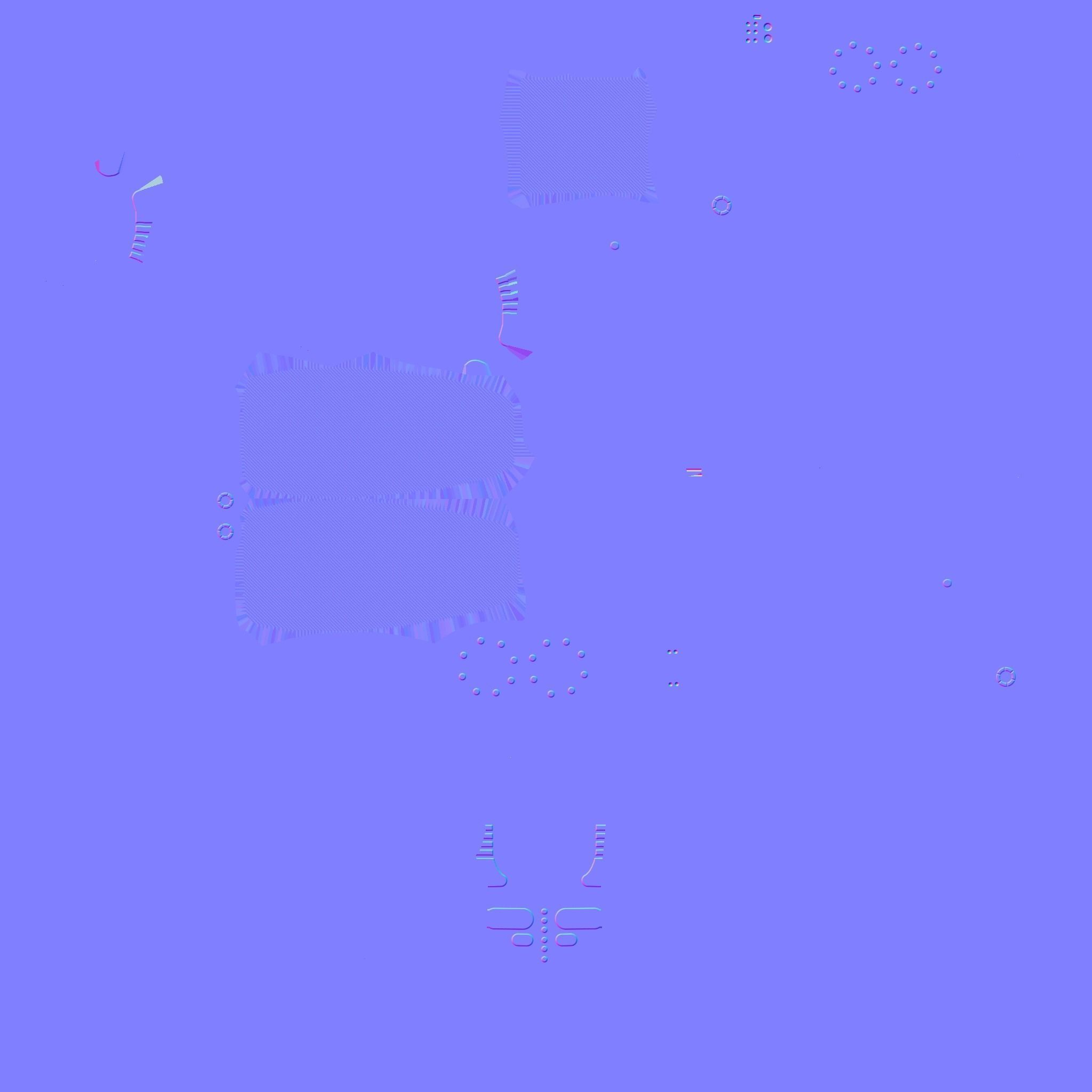 Cartoon Kart D09 Black - Vehicle Racing Design Low-poly 3D model_24