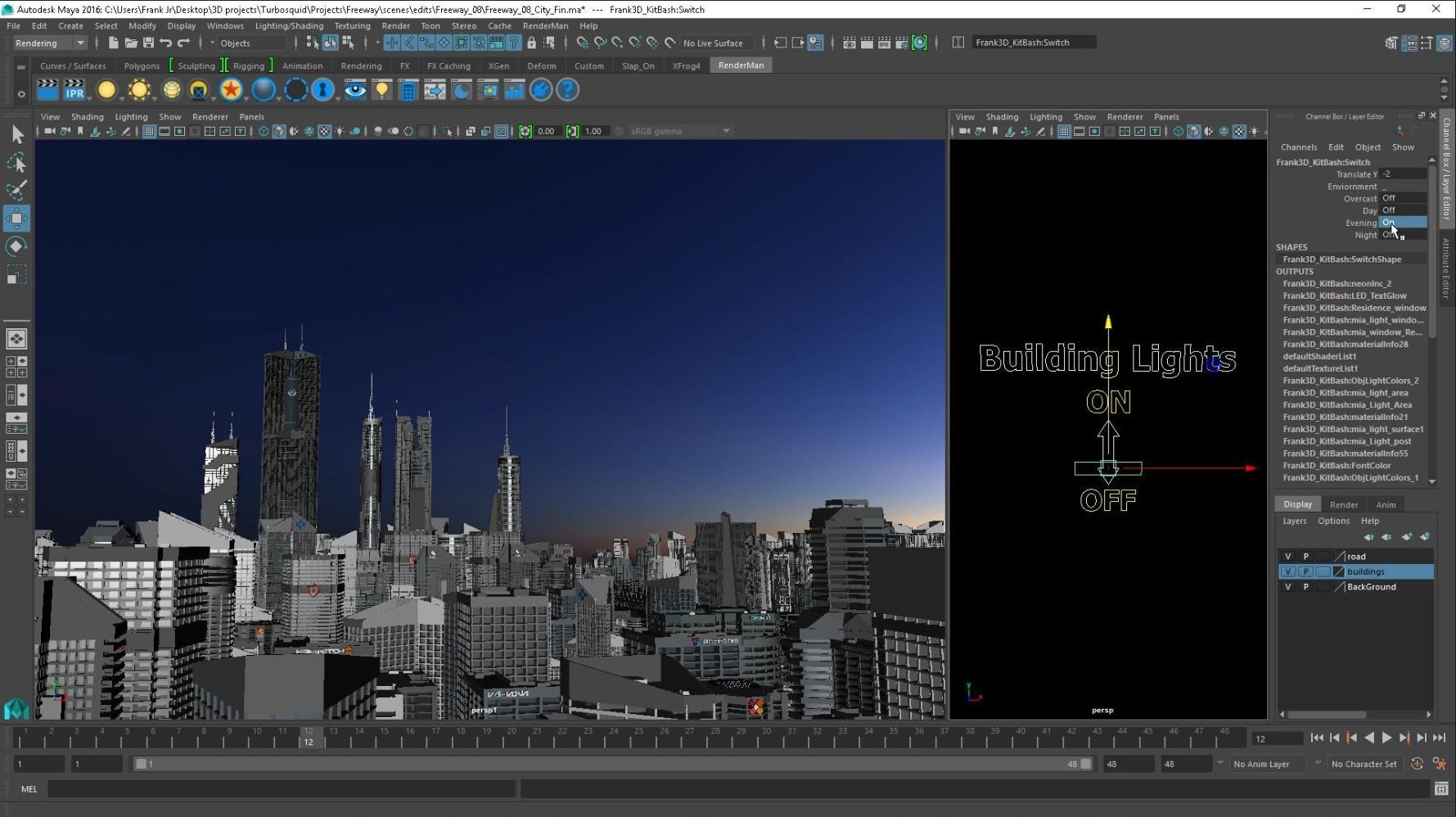 Freeway01 Suburbs 3D model_31
