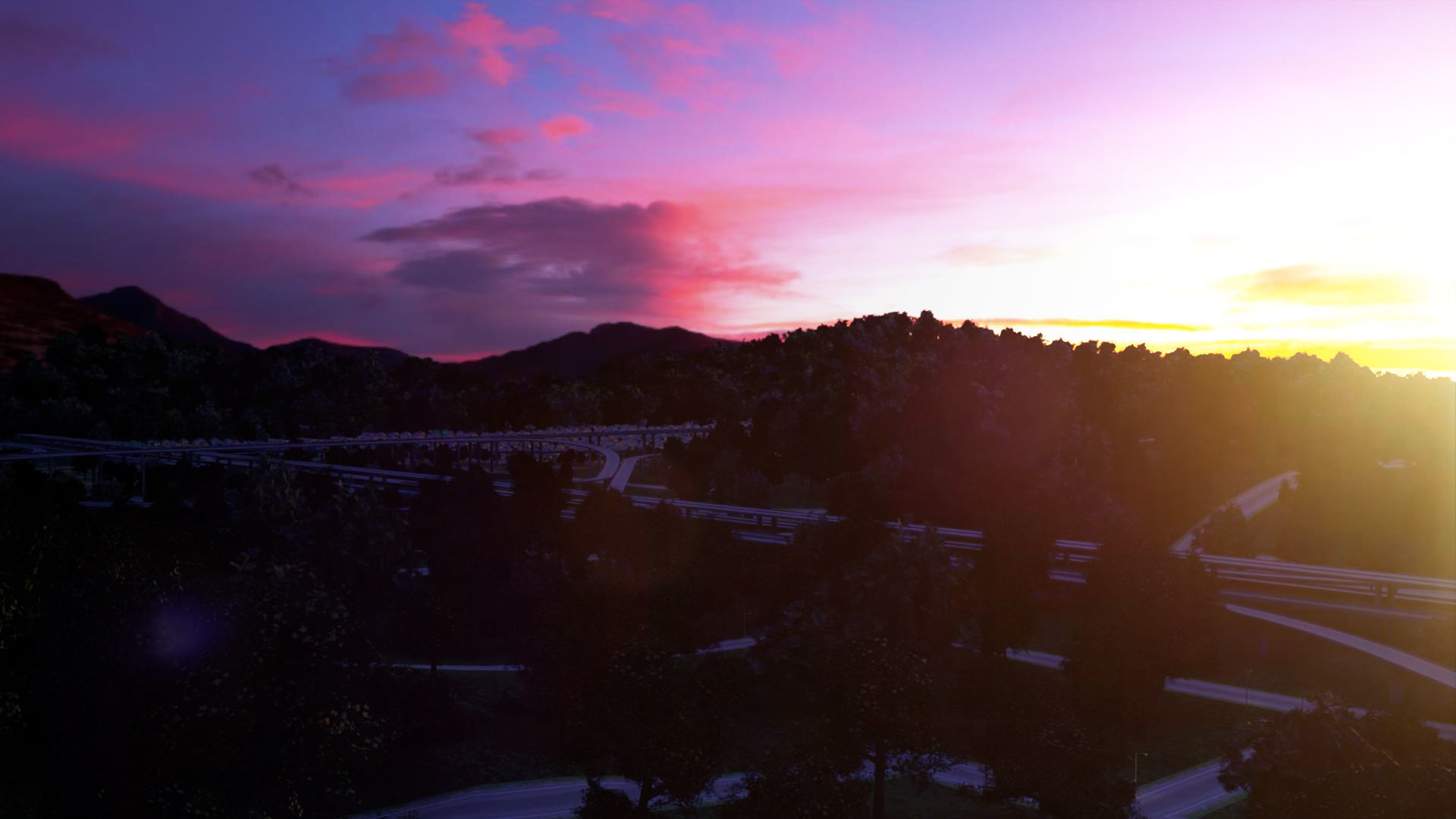 Freeway01 Suburbs 3D model_11