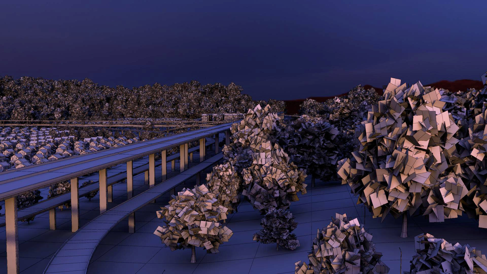 Freeway01 Suburbs 3D model_18