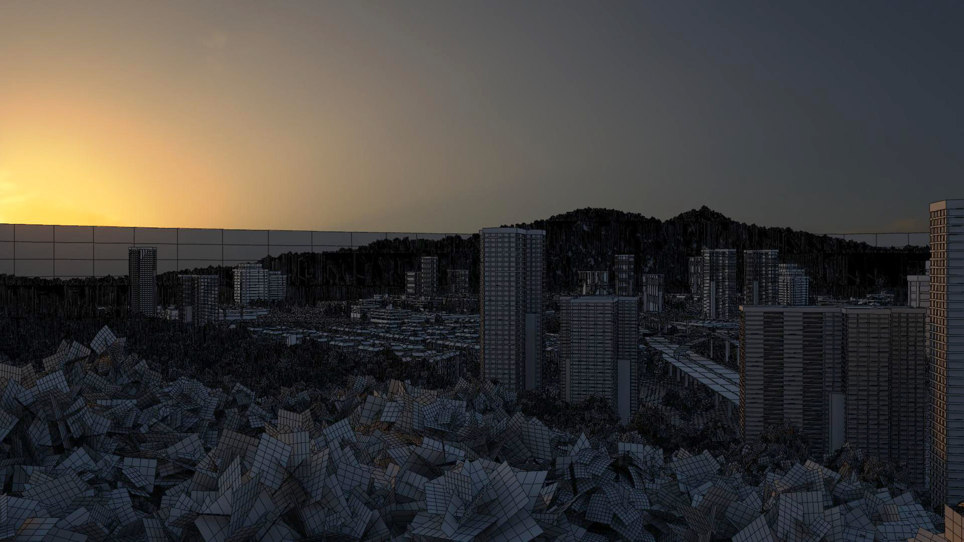 Freeway03 Suburbs 3D model_17