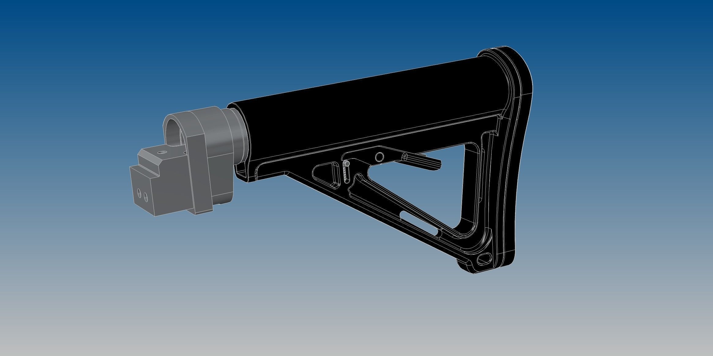 Tacticool AKM 3D model_12