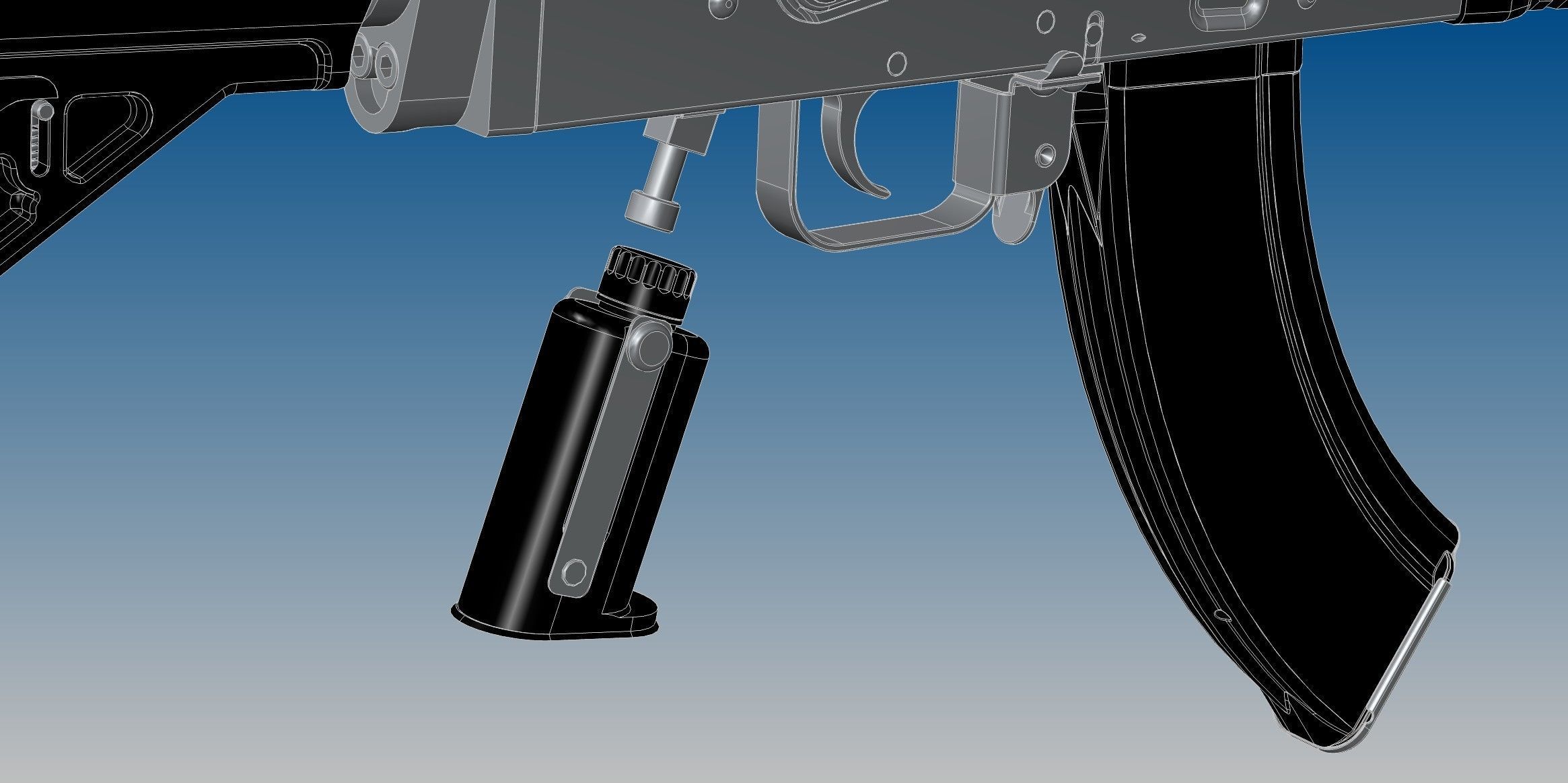 Tacticool AKM 3D model_18
