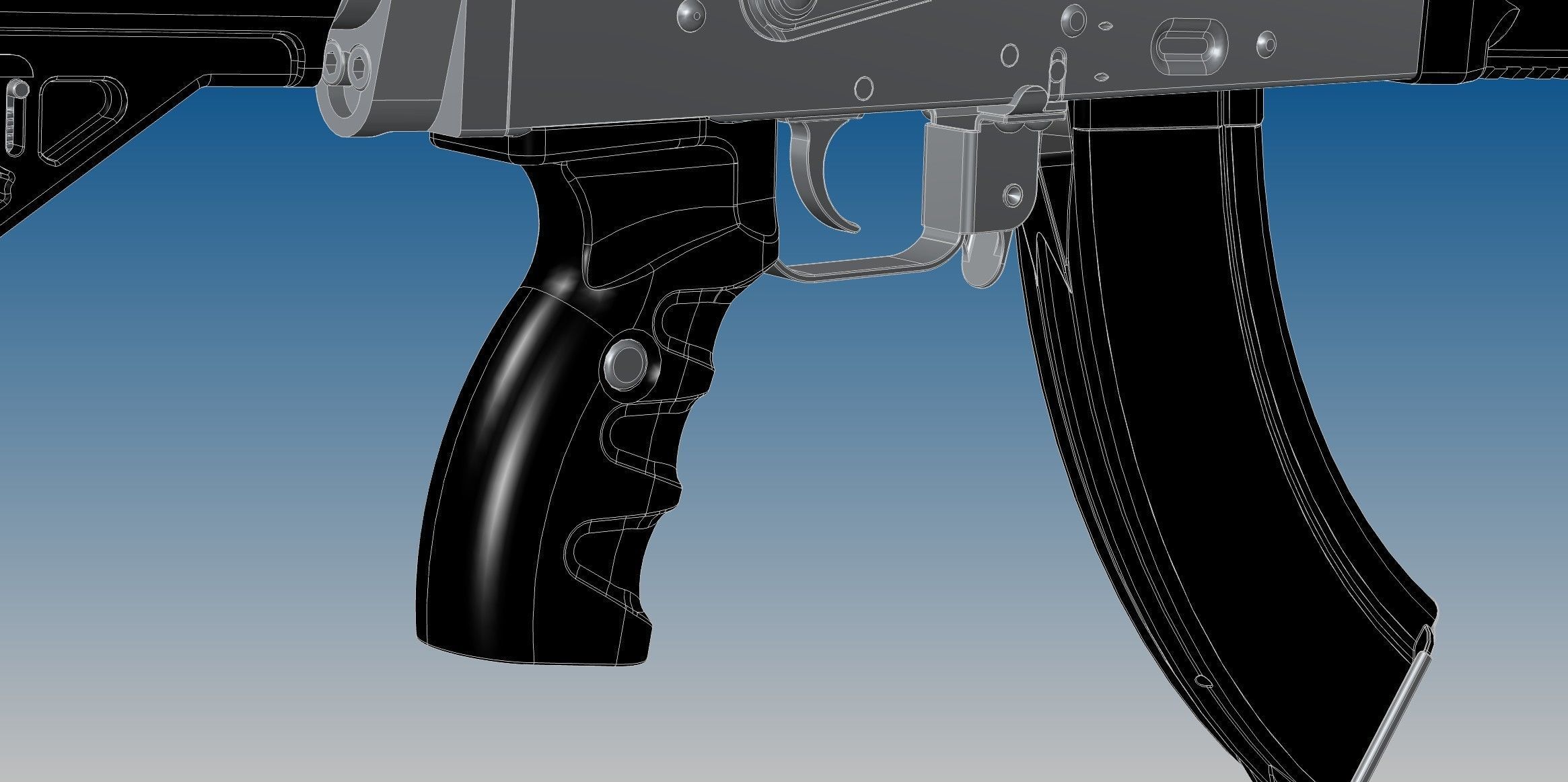 Tacticool AKM 3D model_17