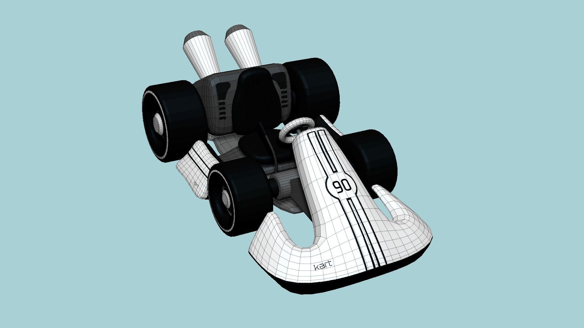 10 Cartoon Karts D Collection - Vehicle Racing Design _82