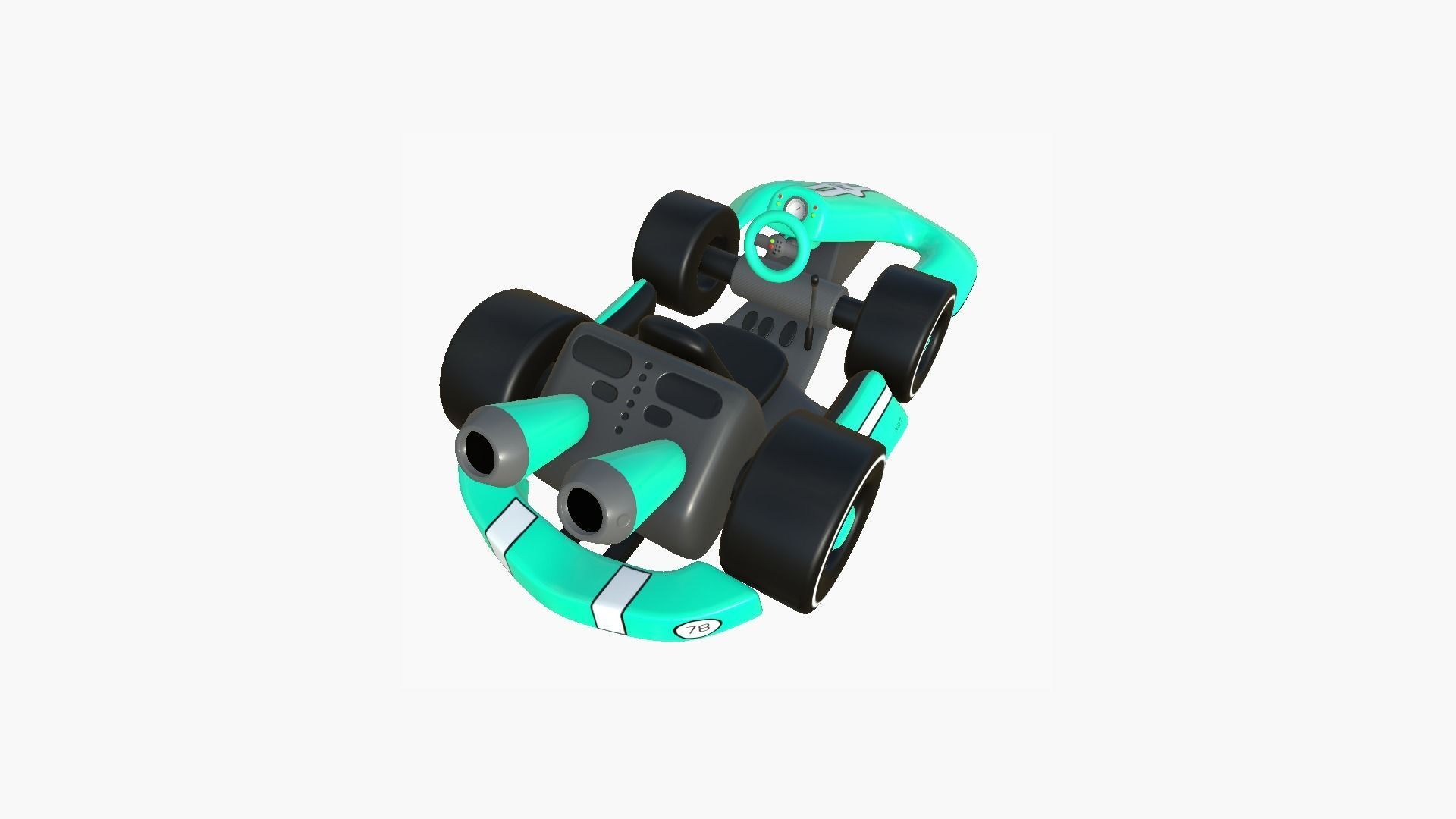 10 Cartoon Karts D Collection - Vehicle Racing Design _26