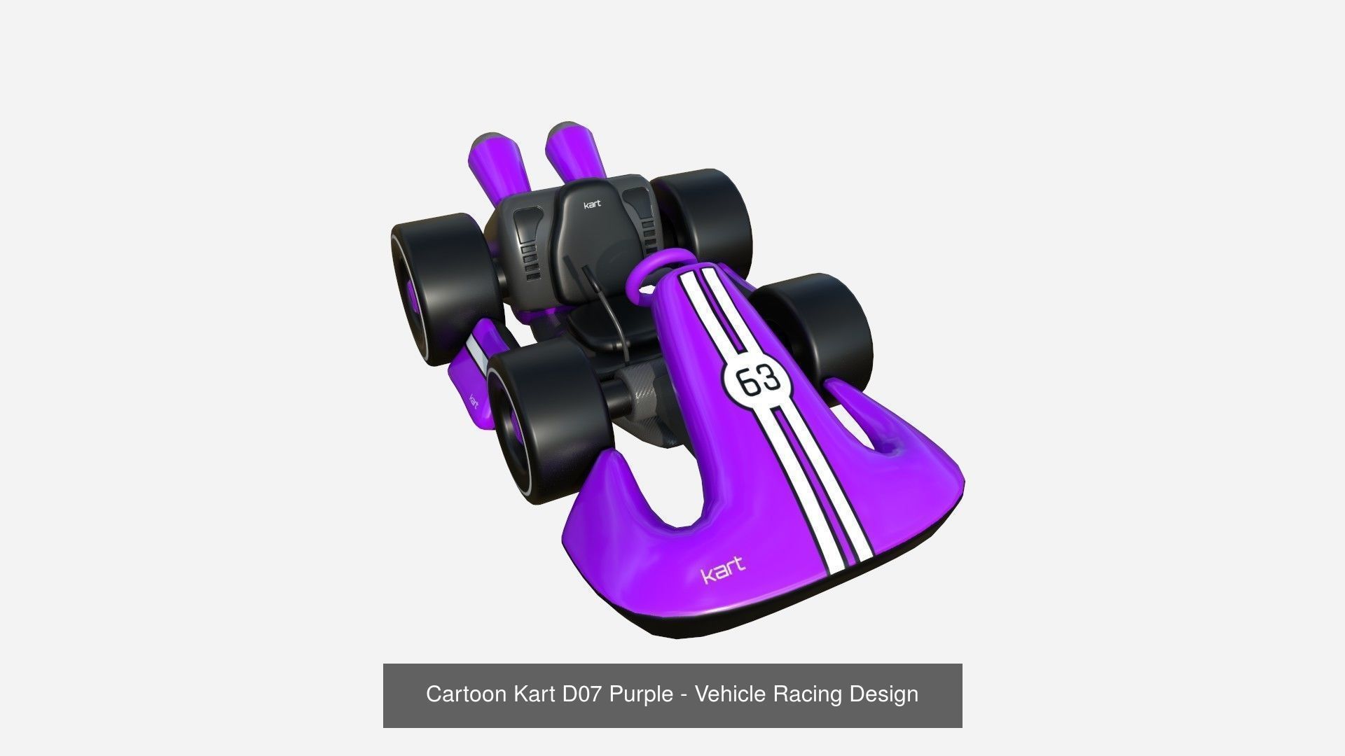 10 Cartoon Karts D Collection - Vehicle Racing Design _7