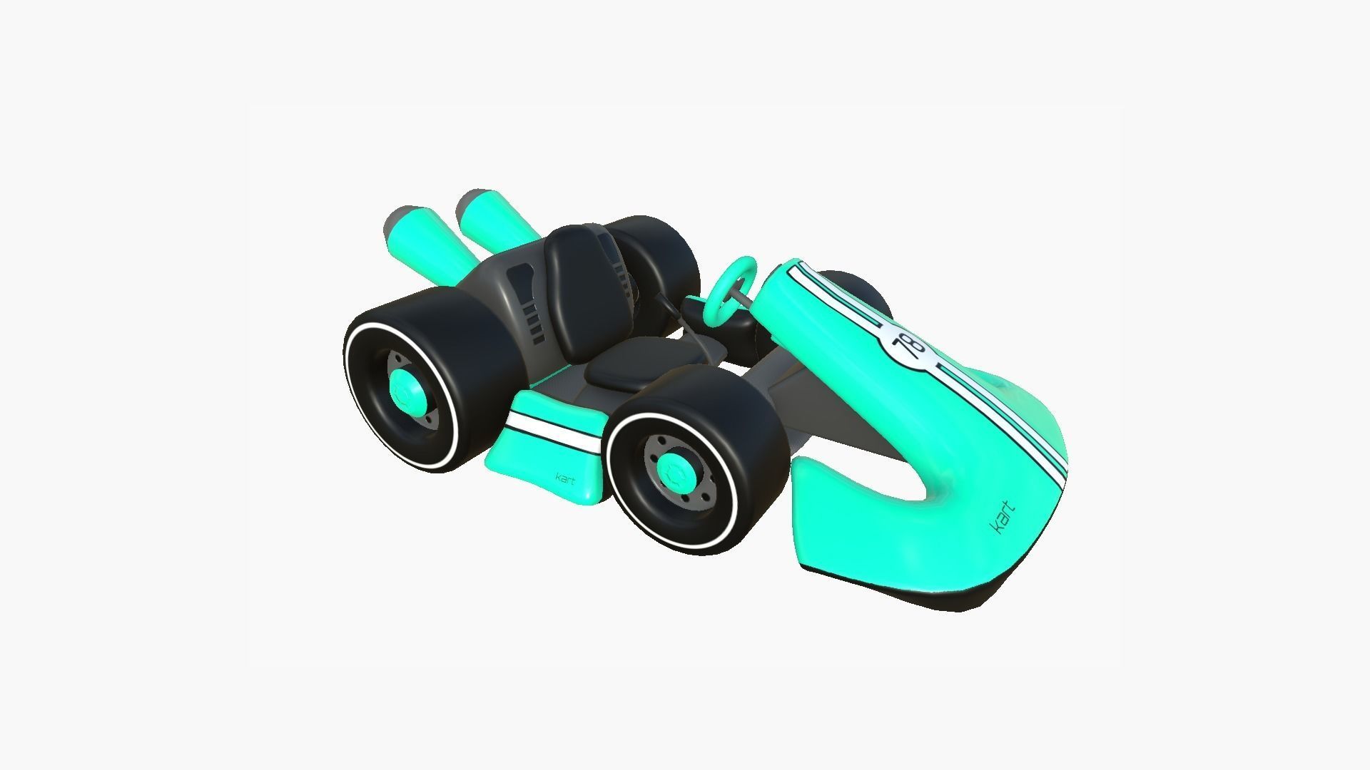 10 Cartoon Karts D Collection - Vehicle Racing Design _53