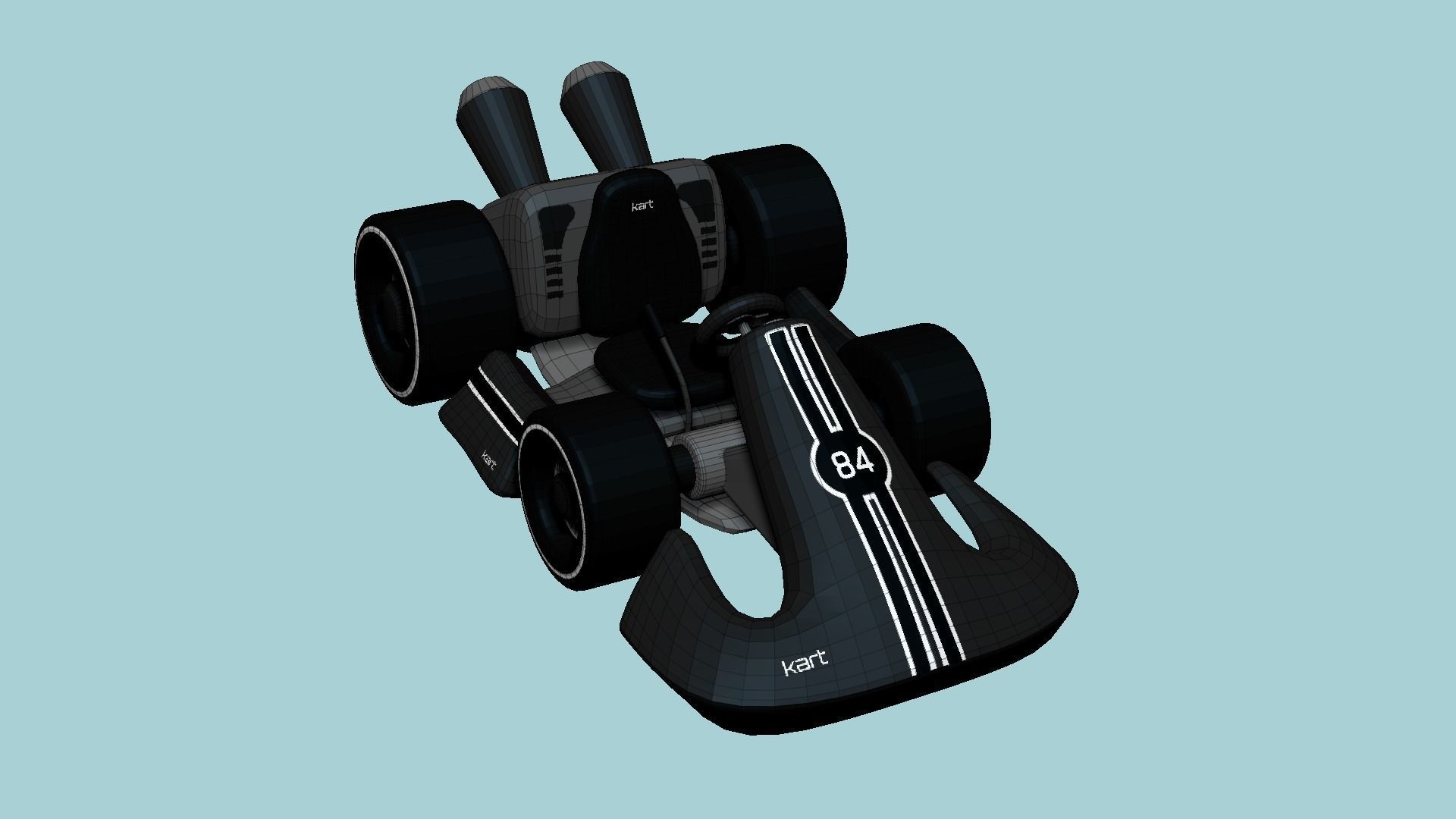 10 Cartoon Karts D Collection - Vehicle Racing Design _78