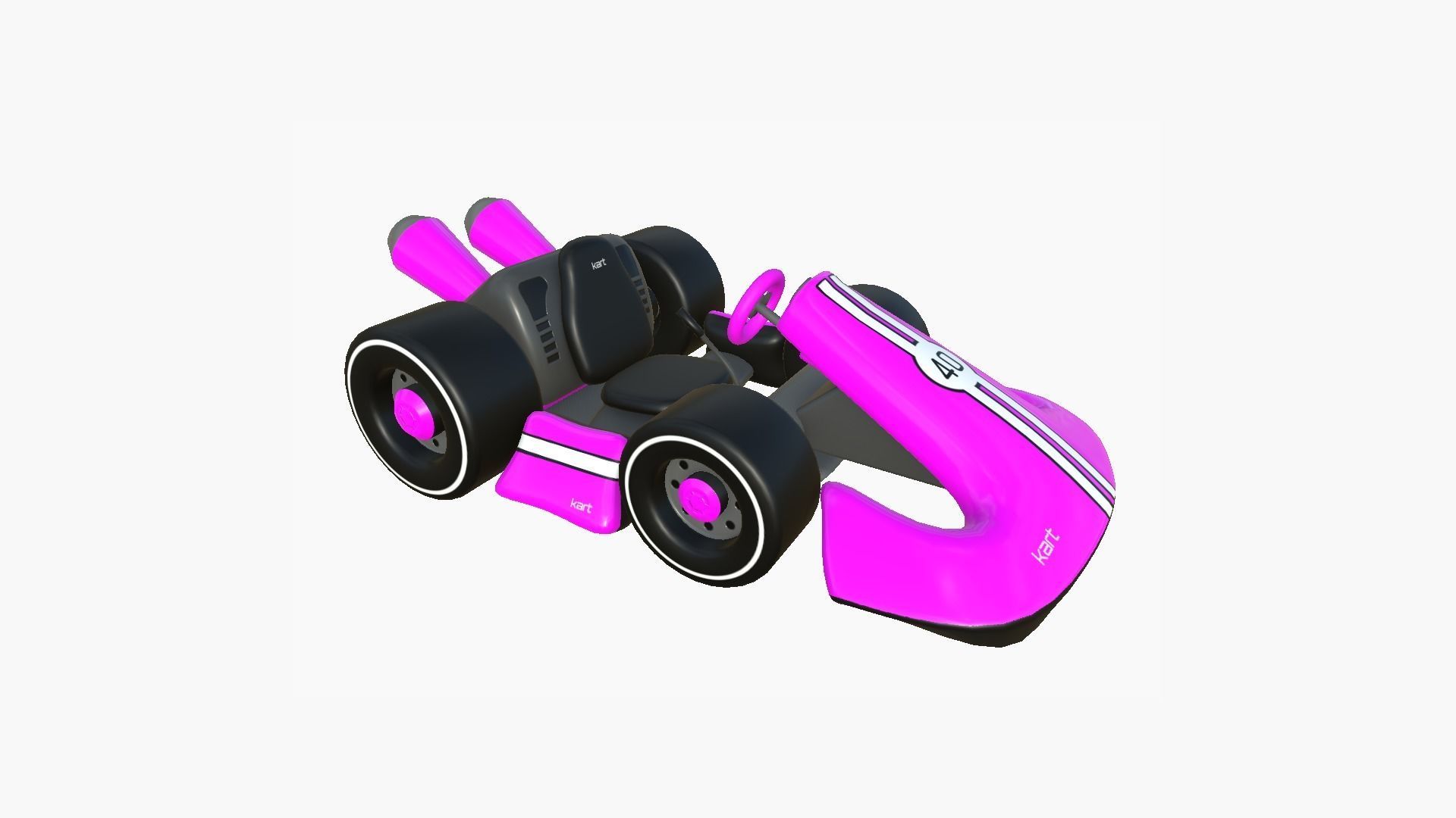 10 Cartoon Karts D Collection - Vehicle Racing Design _45