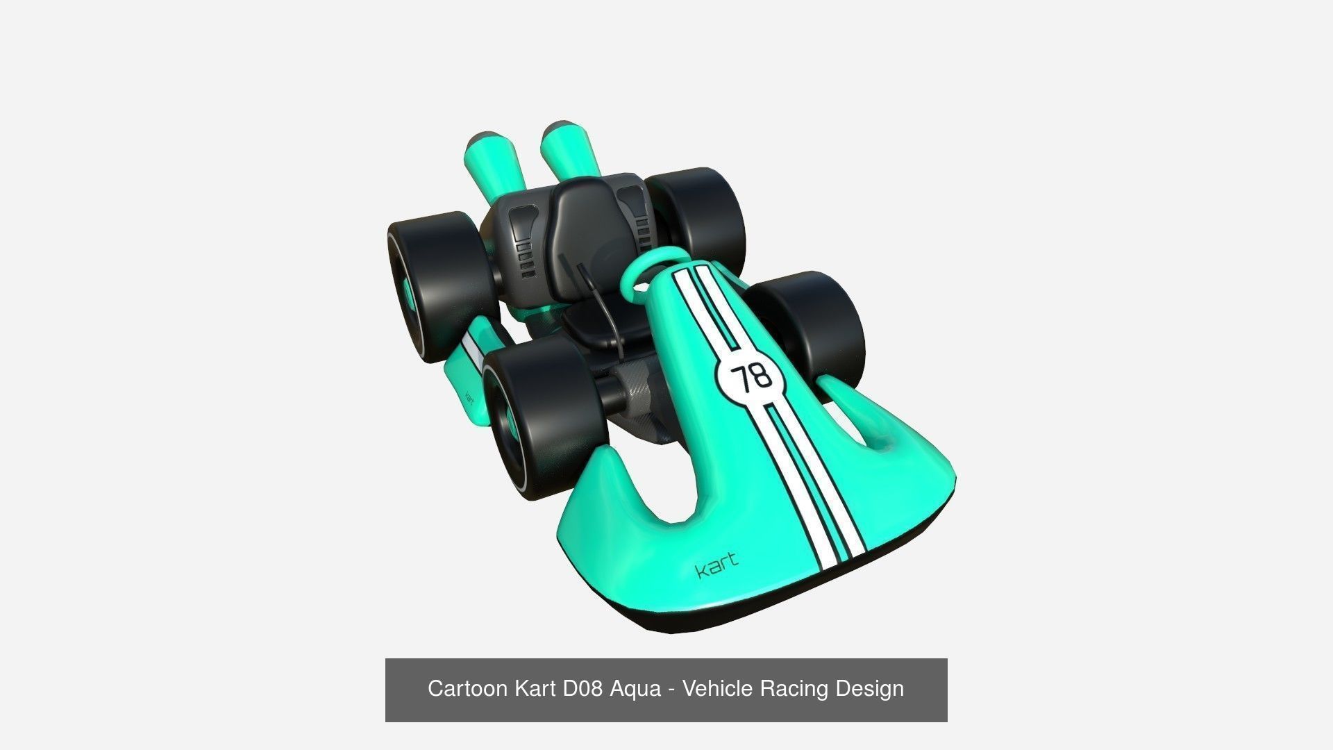 10 Cartoon Karts D Collection - Vehicle Racing Design _8
