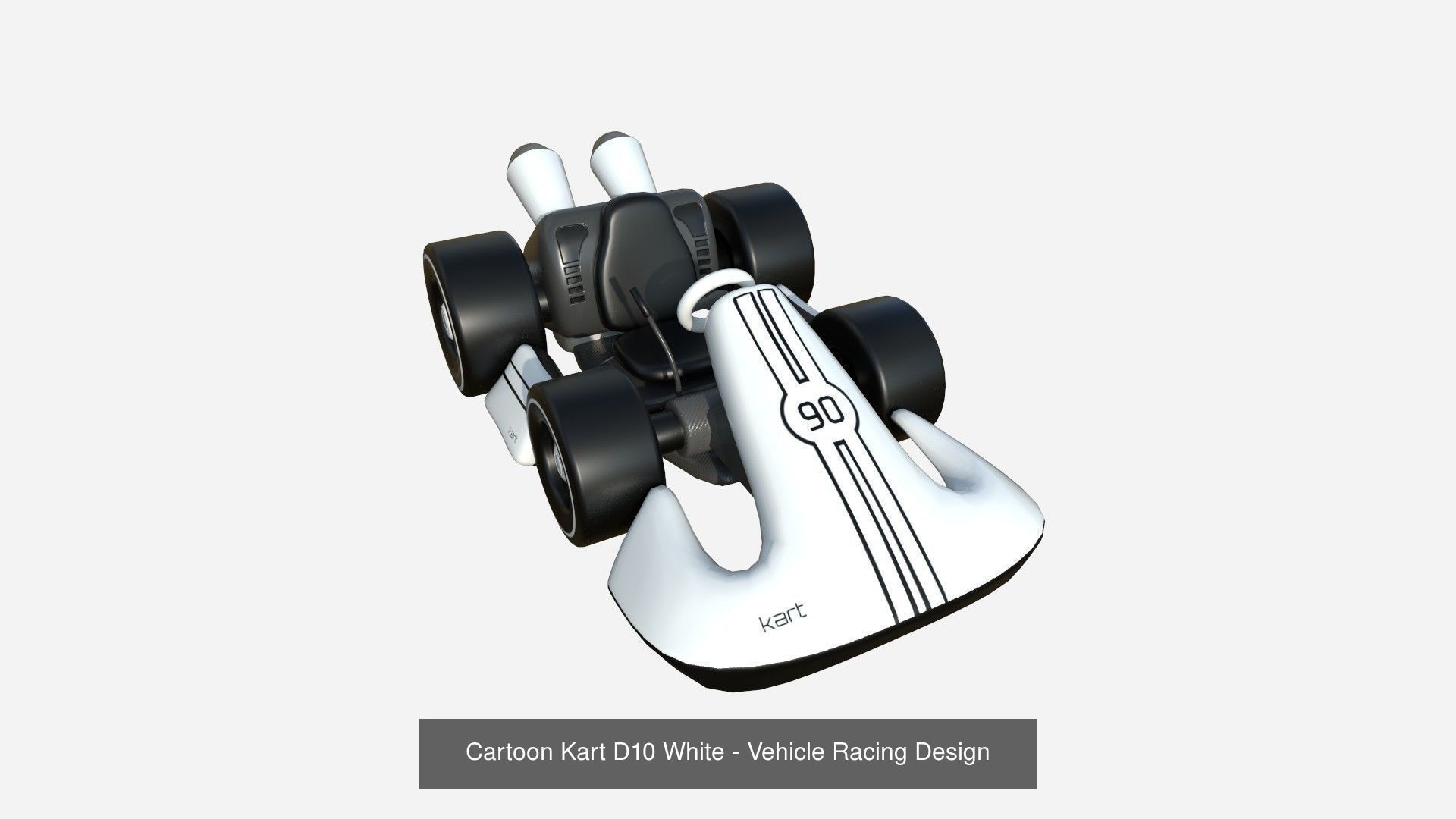 10 Cartoon Karts D Collection - Vehicle Racing Design _10
