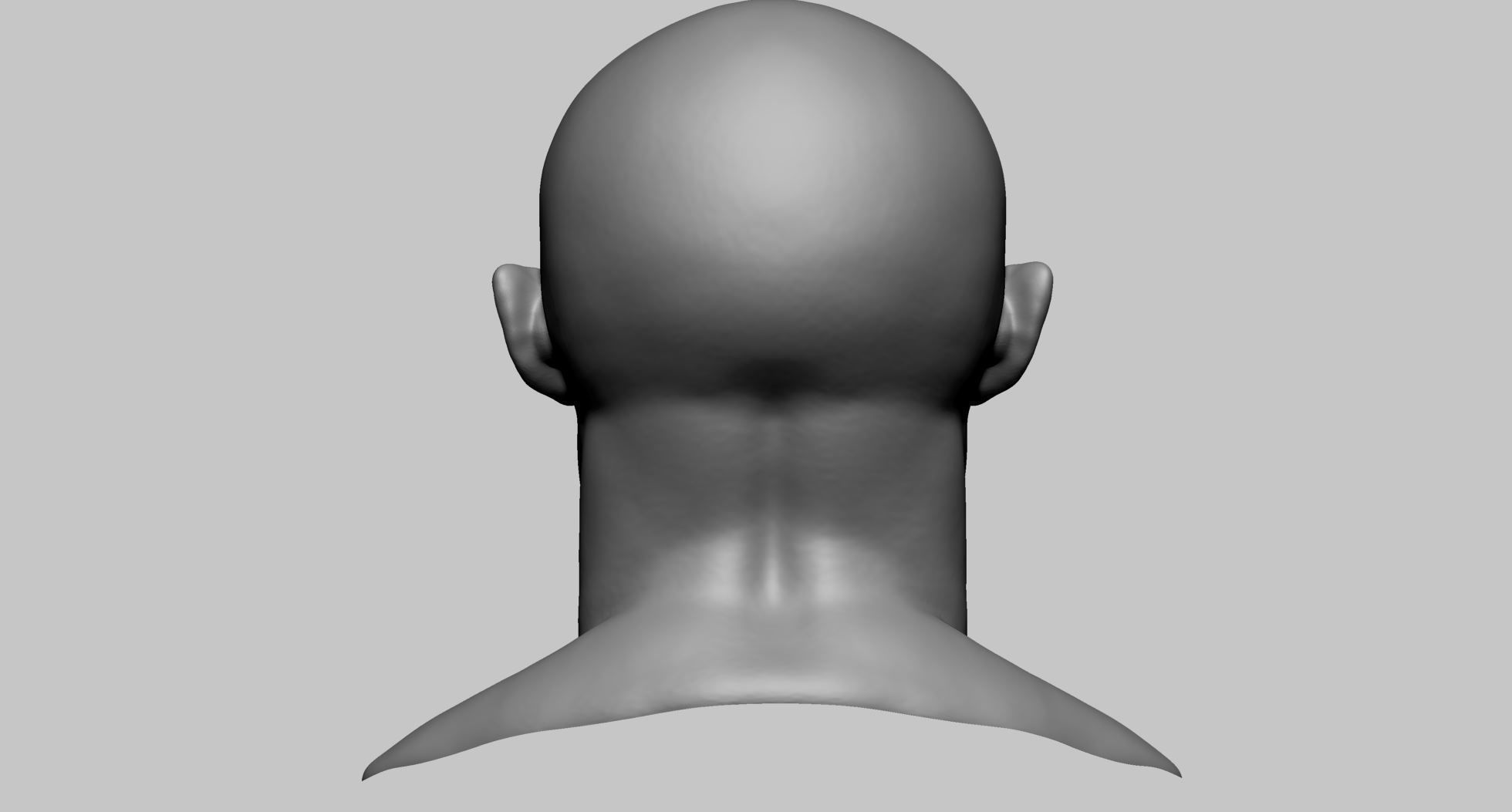Creature Head H 3D model_4