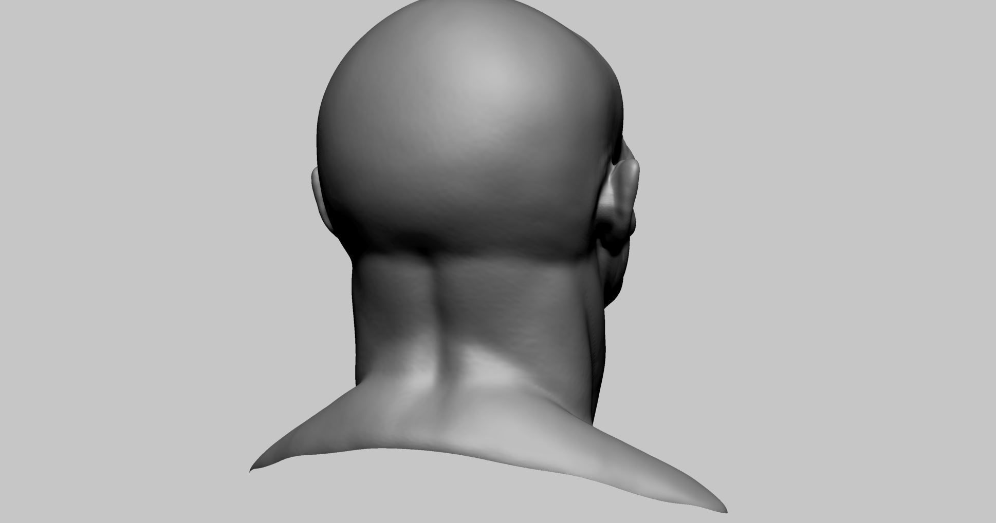 Creature Head H 3D model_3