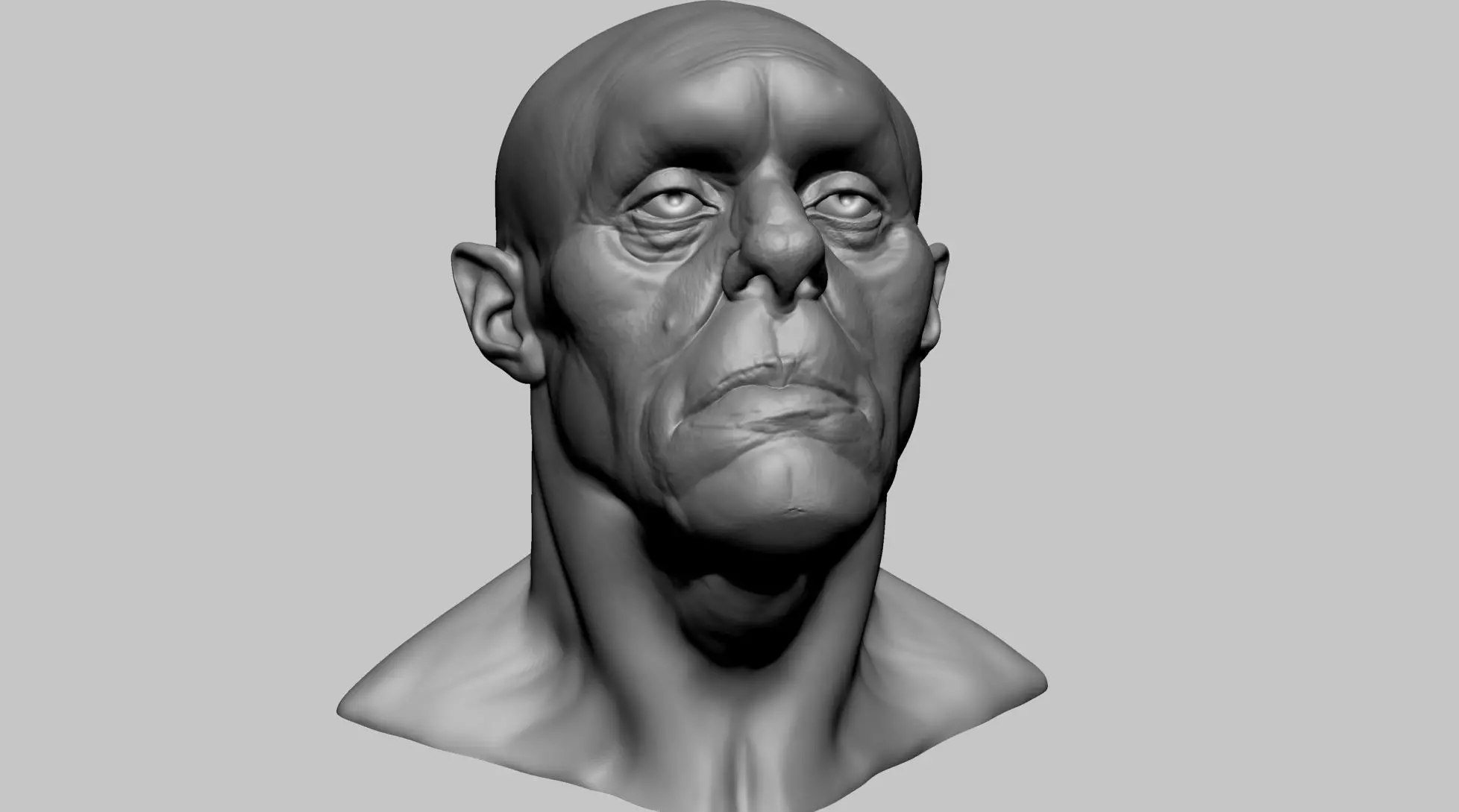 Creature Head H 3D model_0