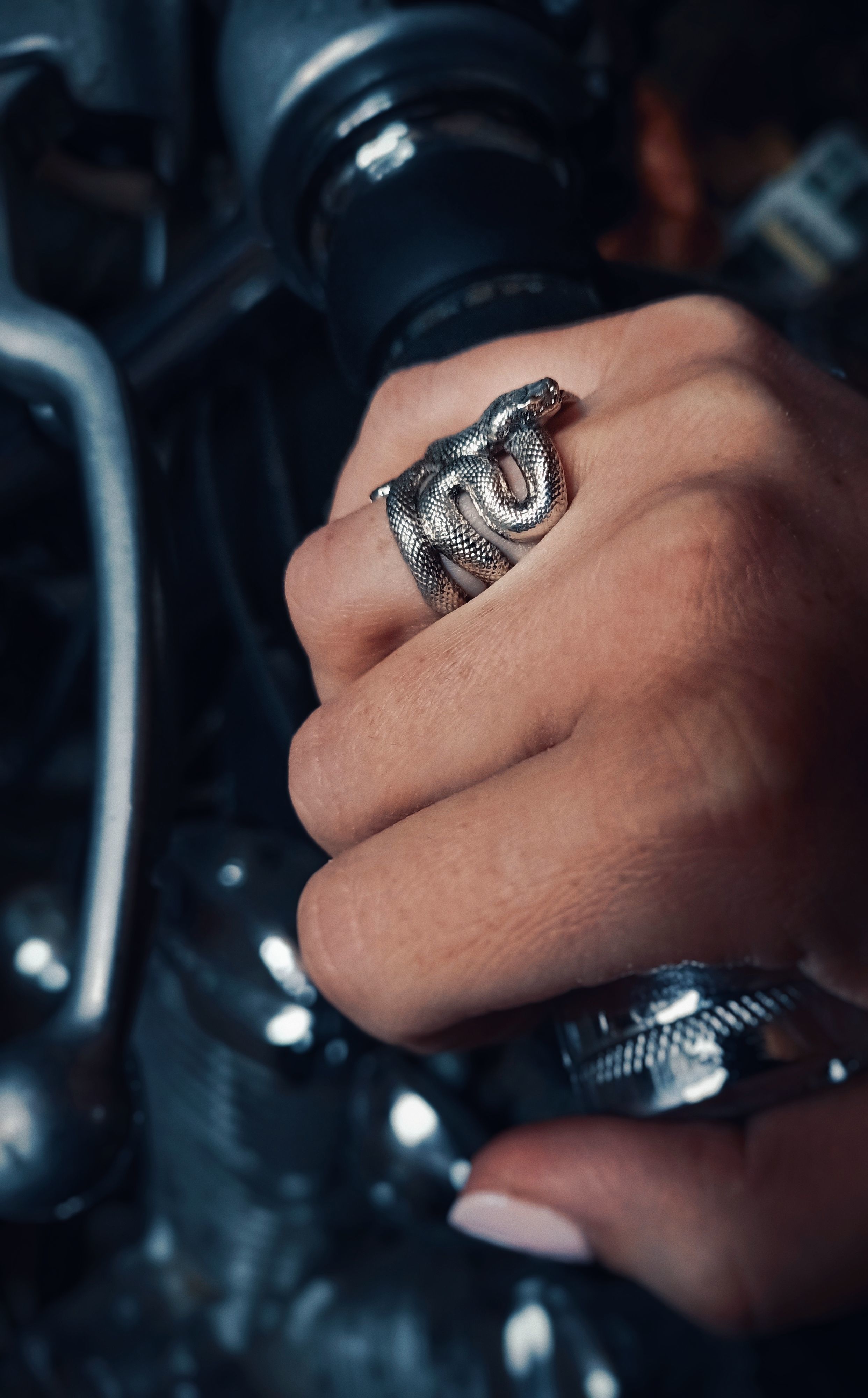 snake ring 3d model for 3d printing 3D print model 3D print model_2