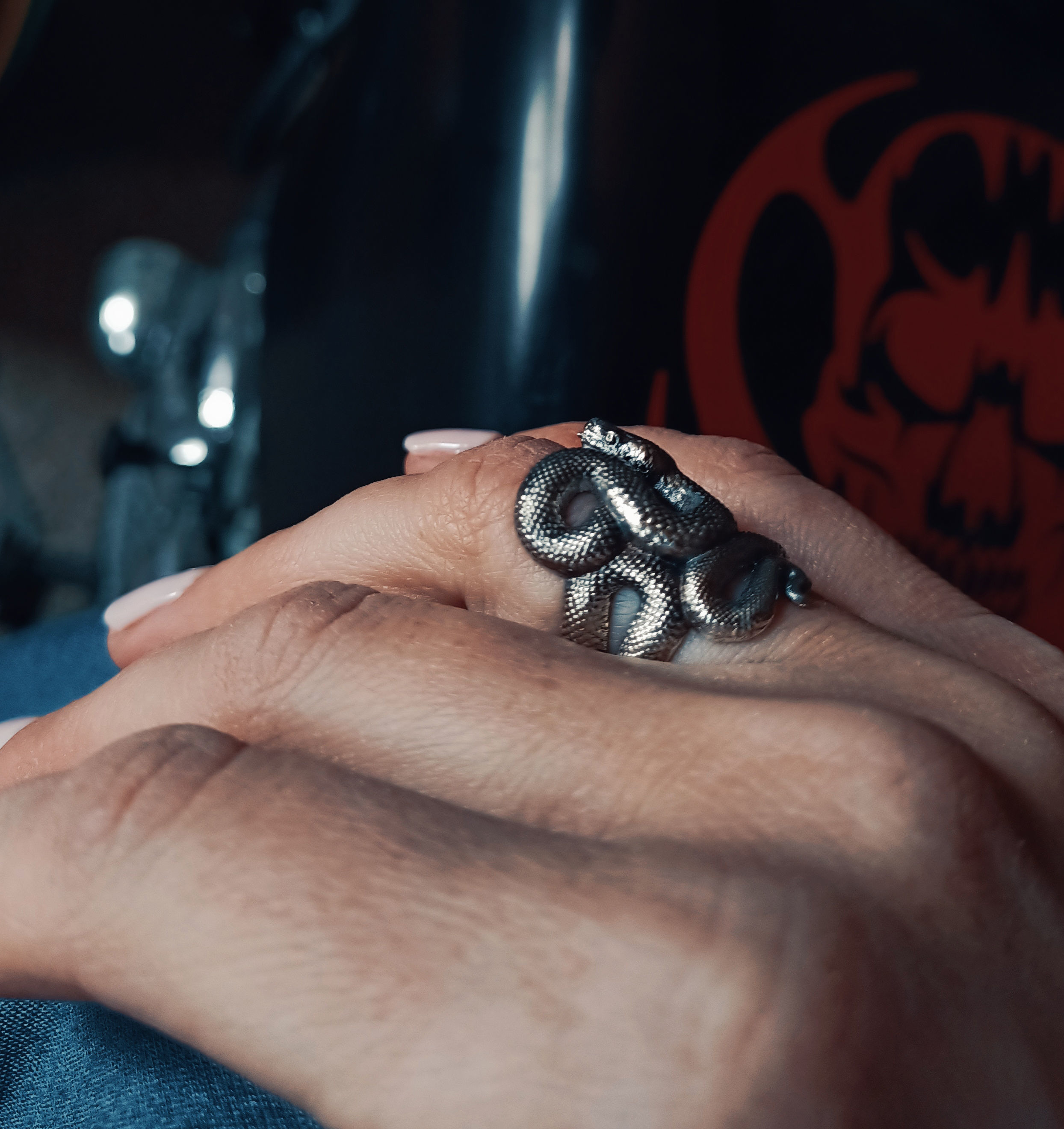 snake ring 3d model for 3d printing 3D print model 3D print model_1