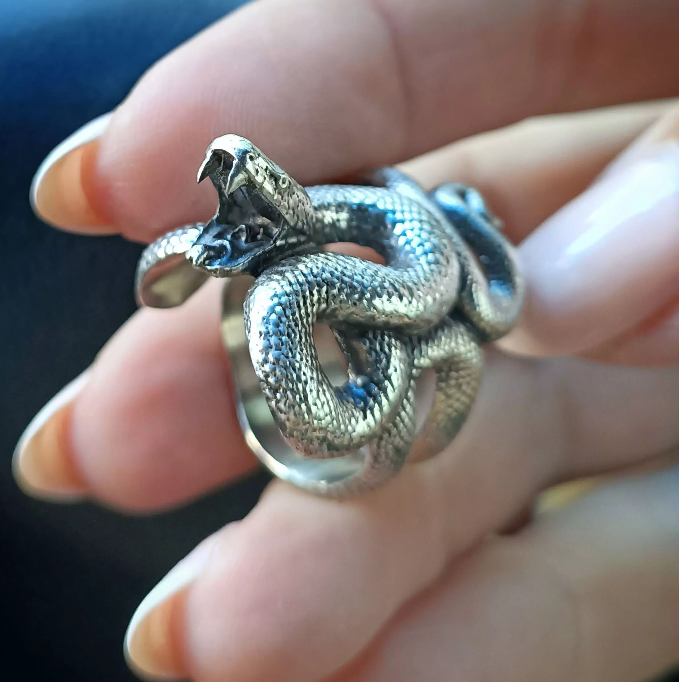 Snake ring 3D model for 3d printing  model 3D print model_0