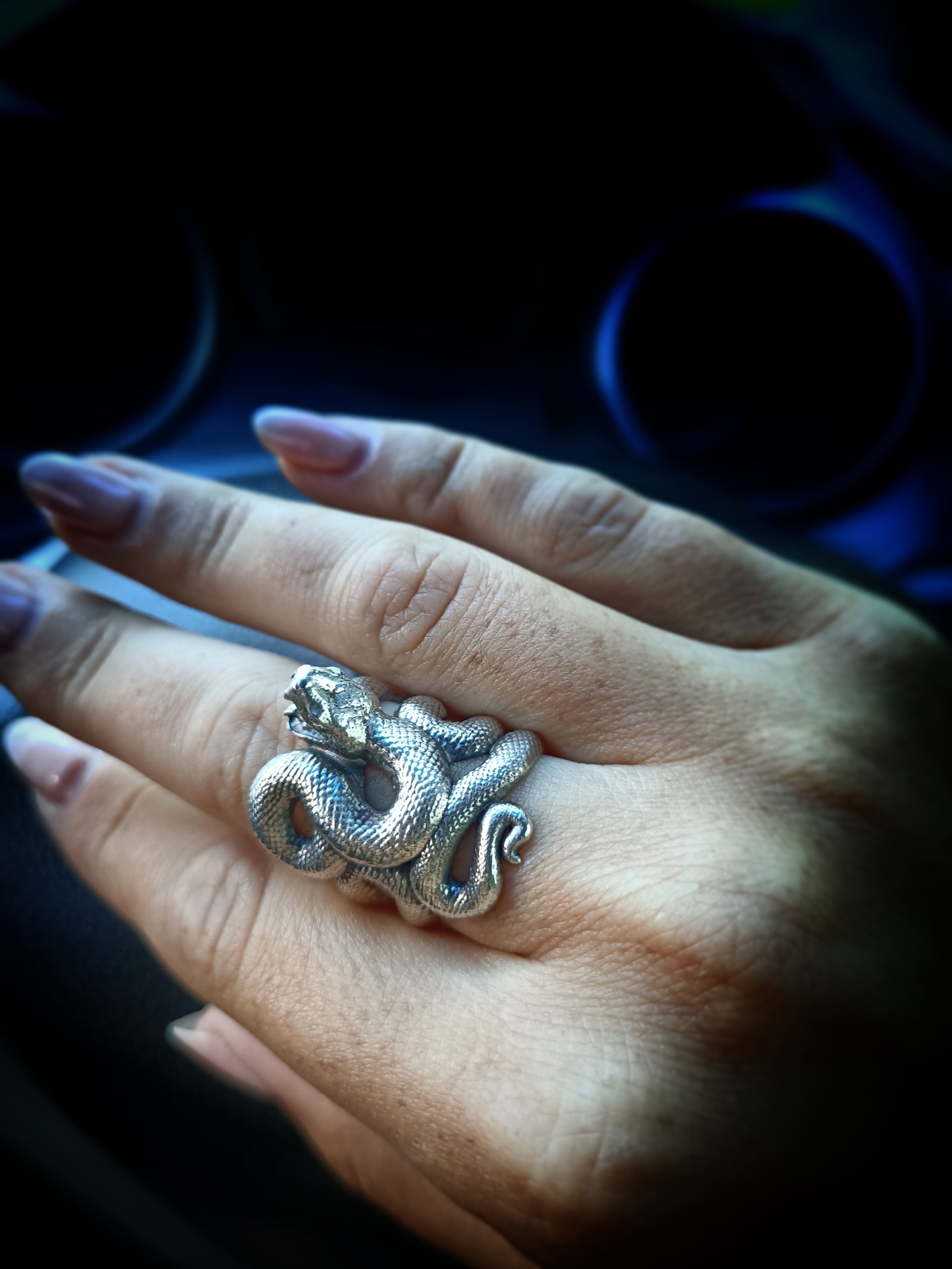 Snake ring 3D model for 3d printing  model 3D print model_5