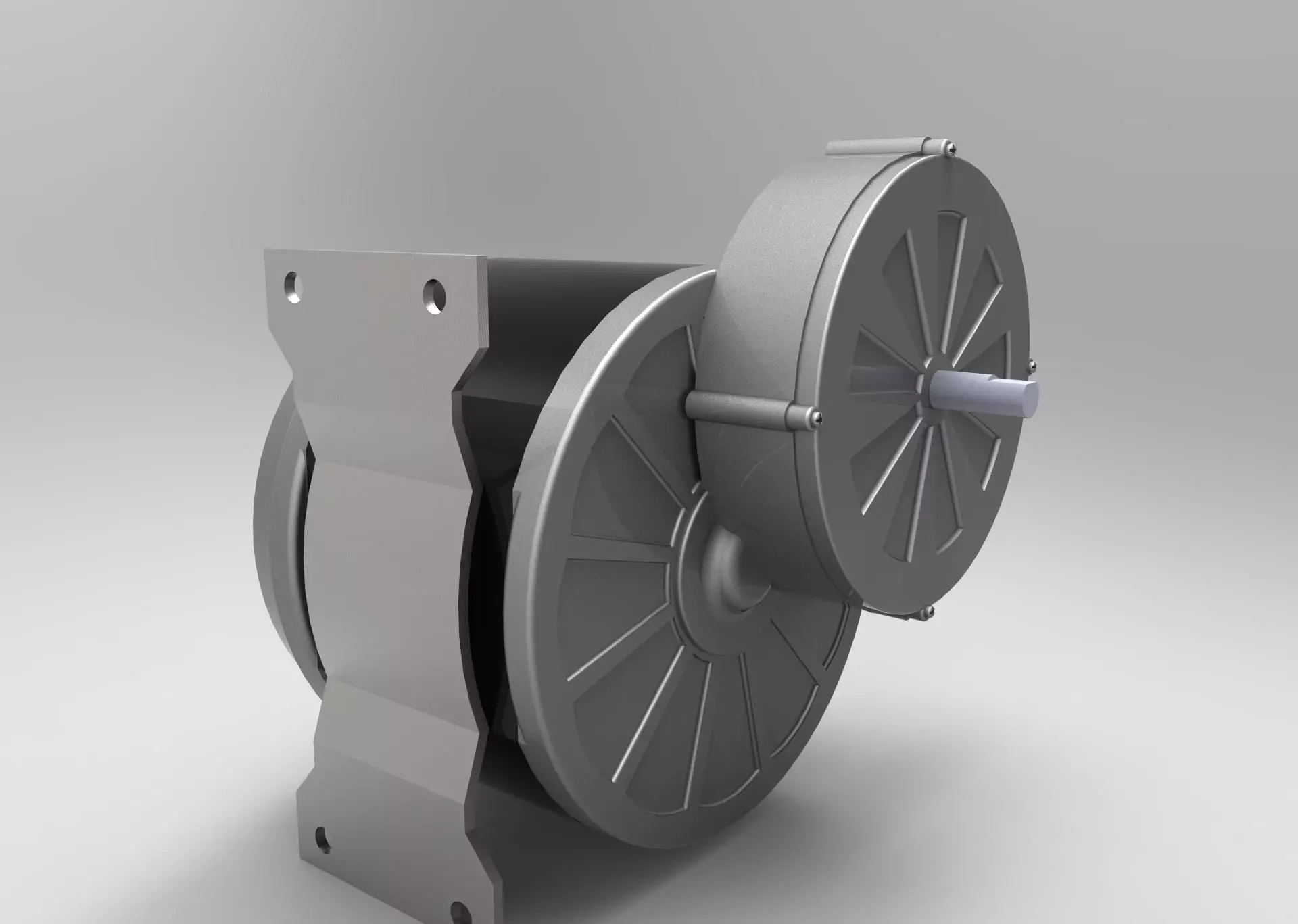 E-bike E-cycle motor 250 Watt 1 to 1 scale heavy duty 3D print model_0