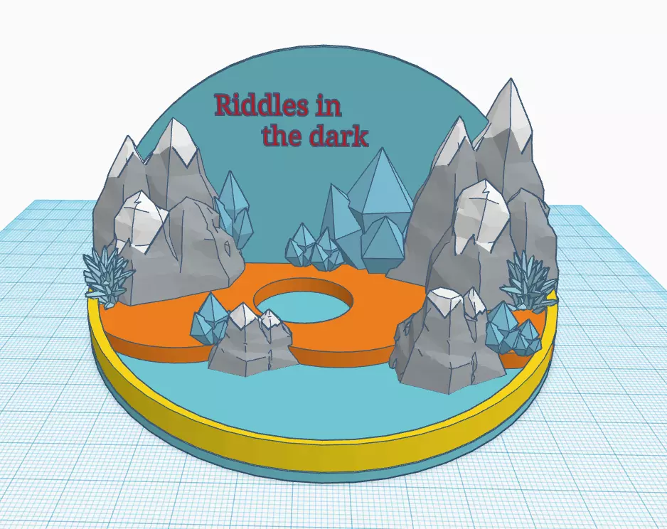 Riddles in the dark 3D print model_0