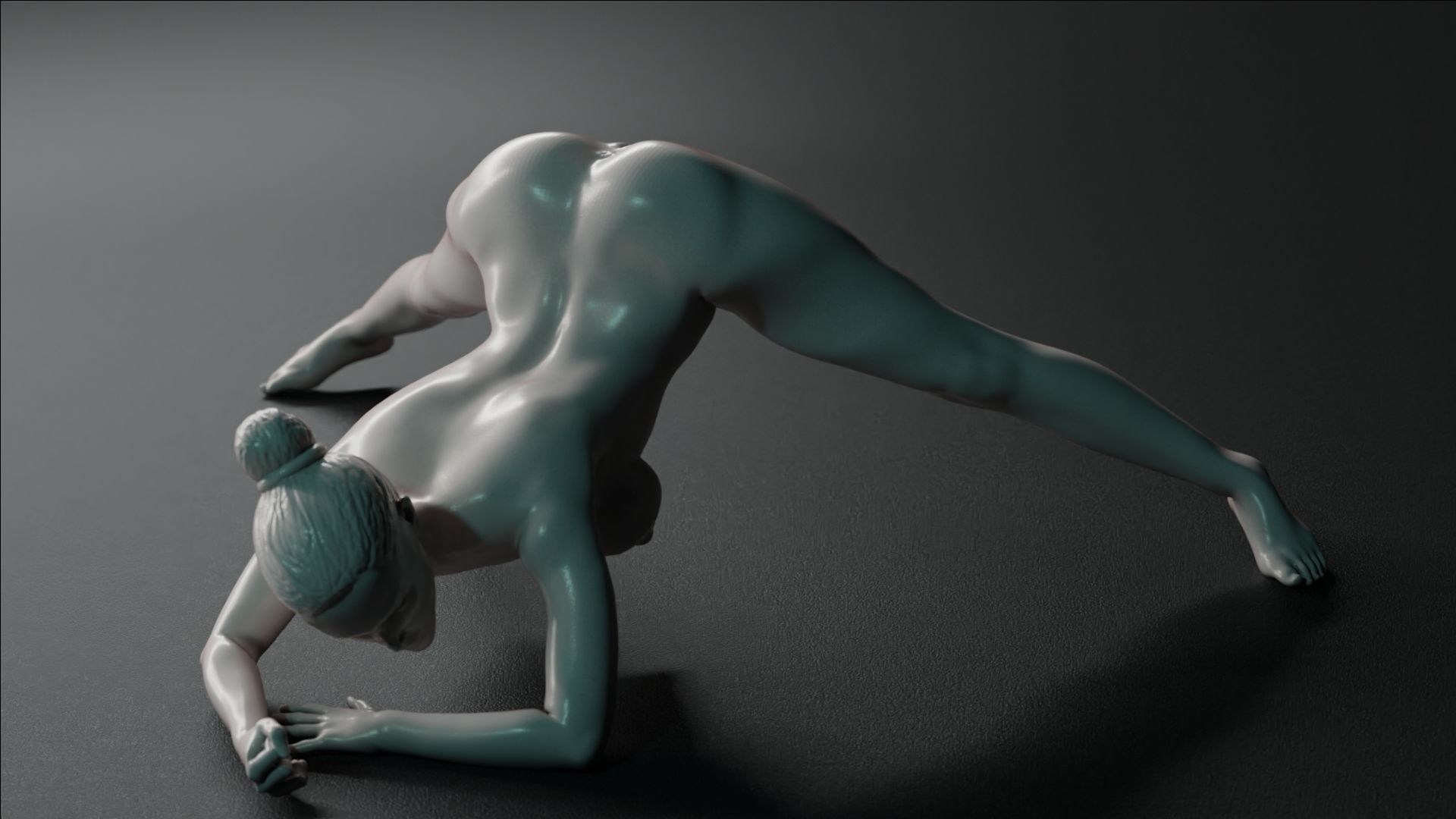 Sexy Girl 23 Jack-o Pose nude 3D print model_19