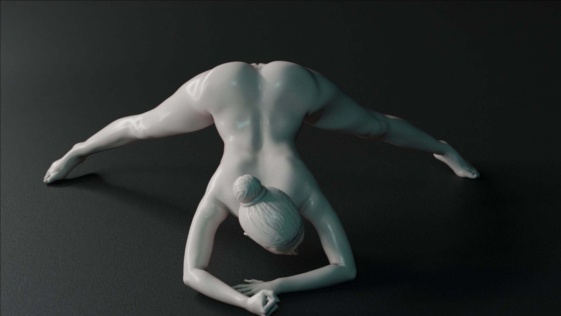 Sexy Girl 23 Jack-o Pose nude 3D print model_21