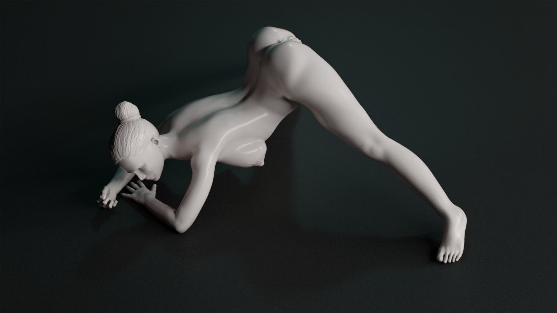 Sexy Girl 23 Jack-o Pose nude 3D print model_13