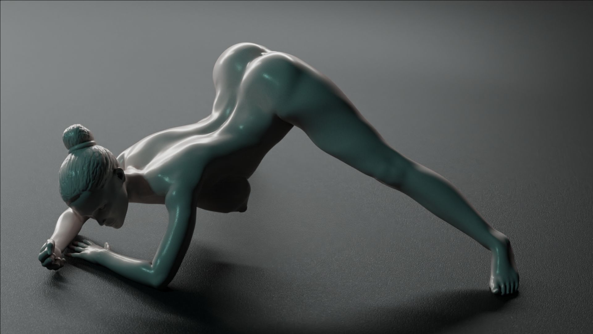 Sexy Girl 23 Jack-o Pose nude 3D print model_18