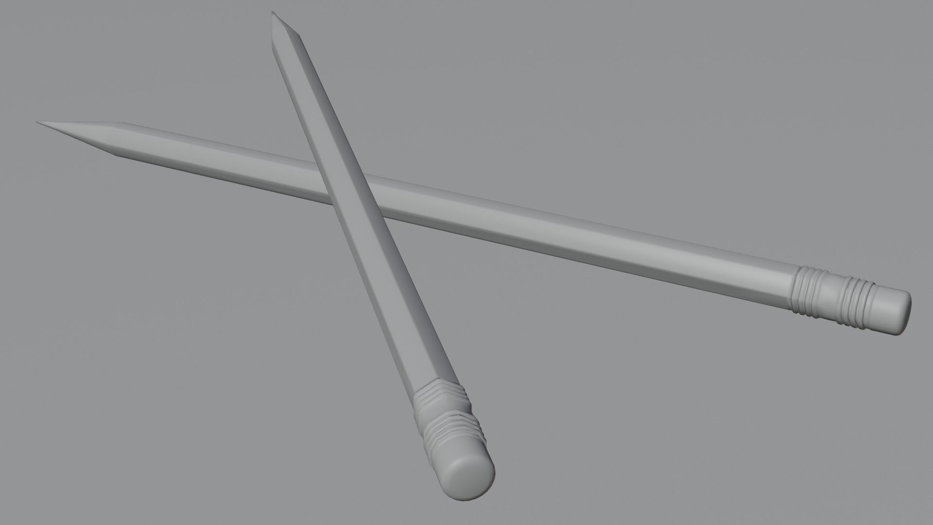 PENCIL two pencils Free 3D model_5