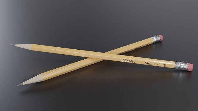 PENCIL two pencils Free 3D model