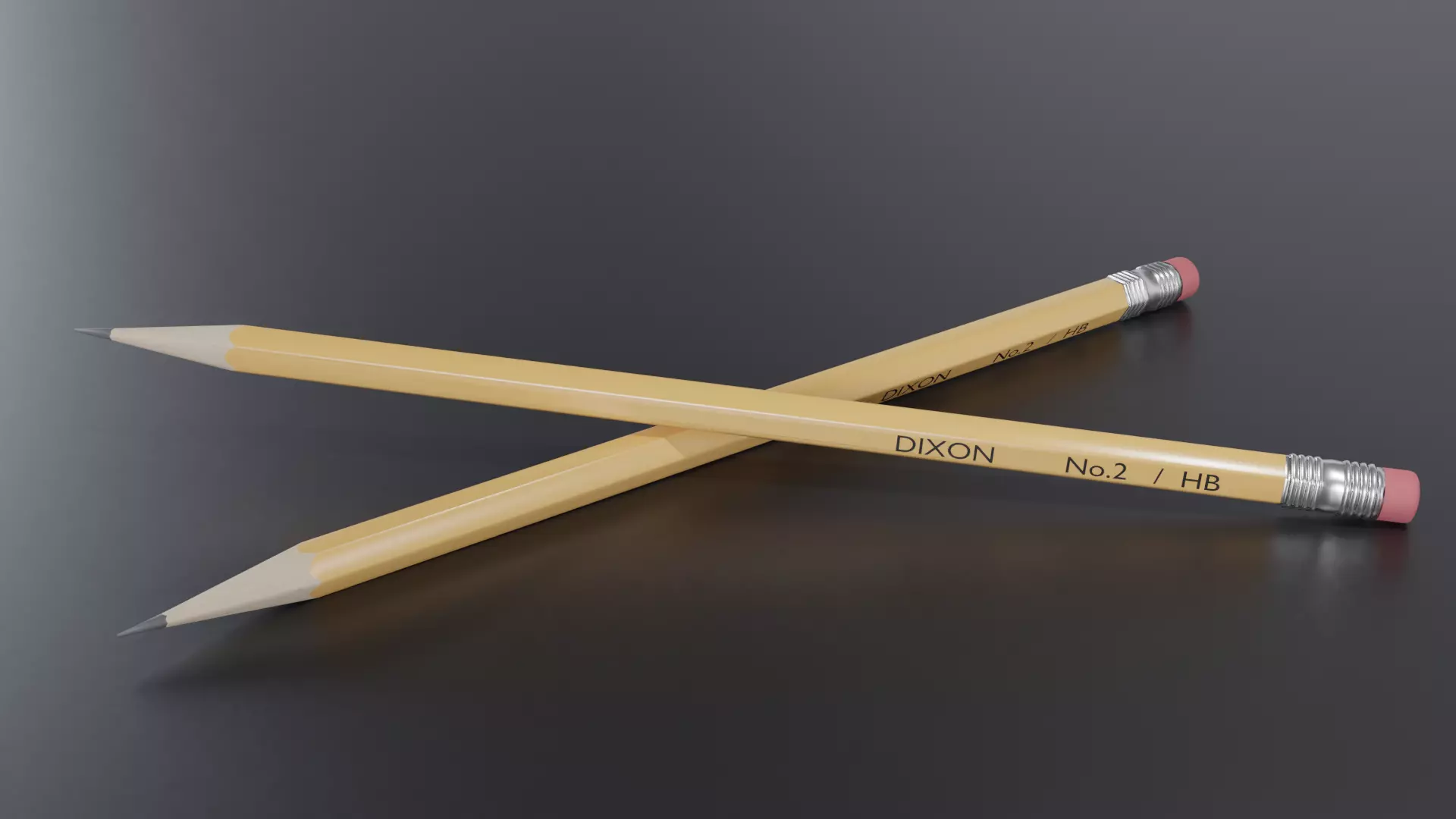 PENCIL two pencils Free 3D model_0