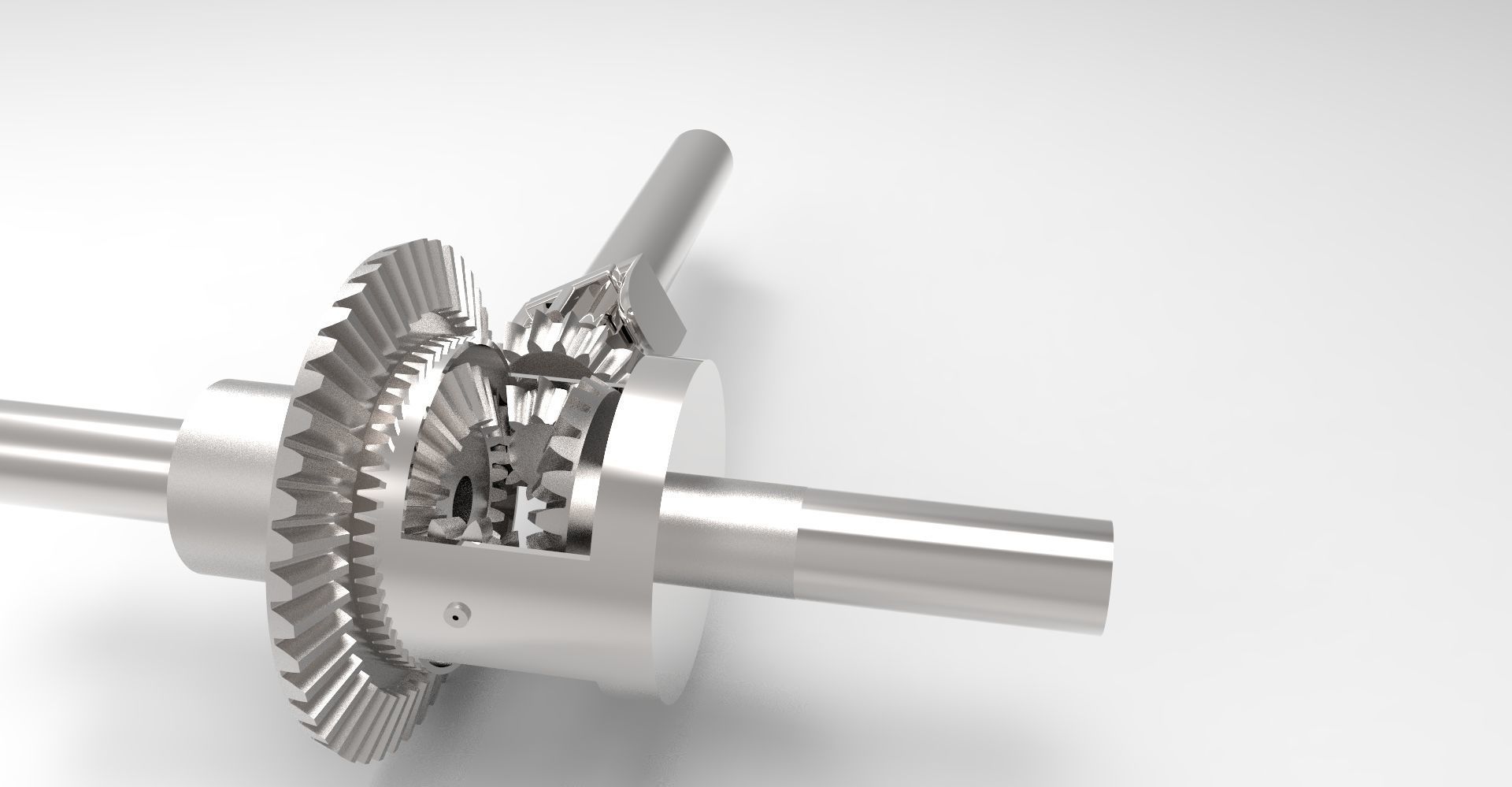 Differential drive  3D model_7