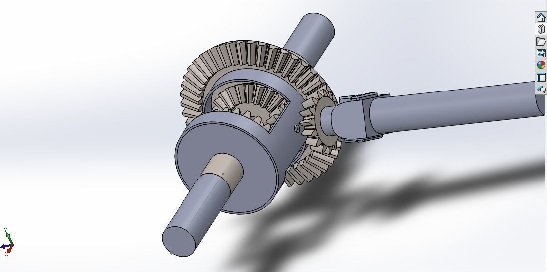 Differential drive  3D model_2
