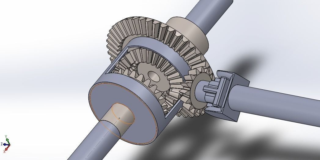Differential drive  3D model_1