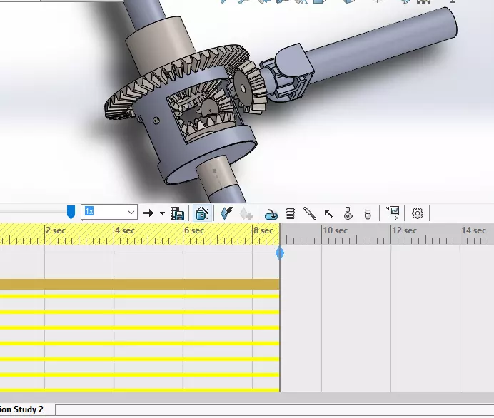 Differential drive  3D model_0