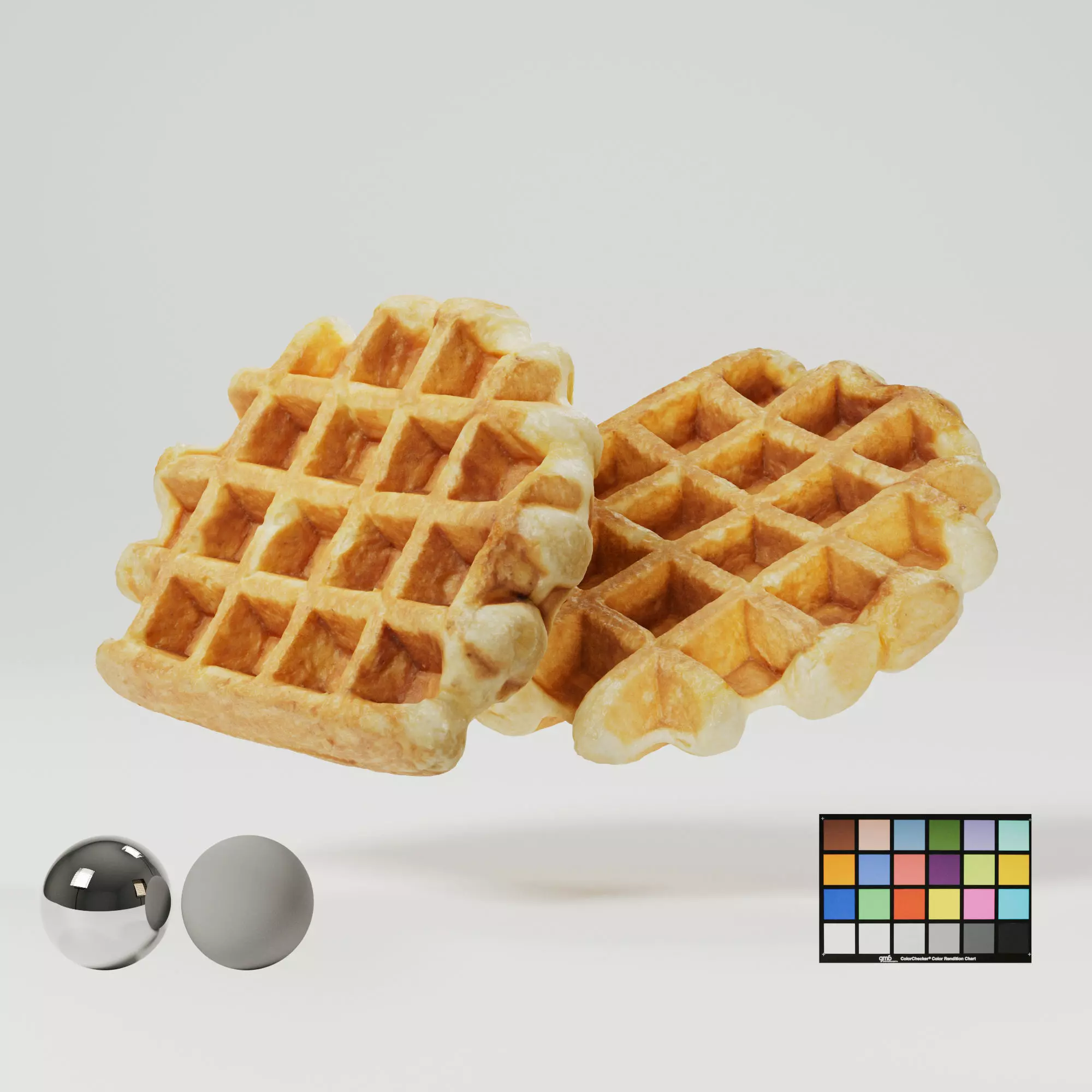 Waffle - Var01 3D model_0