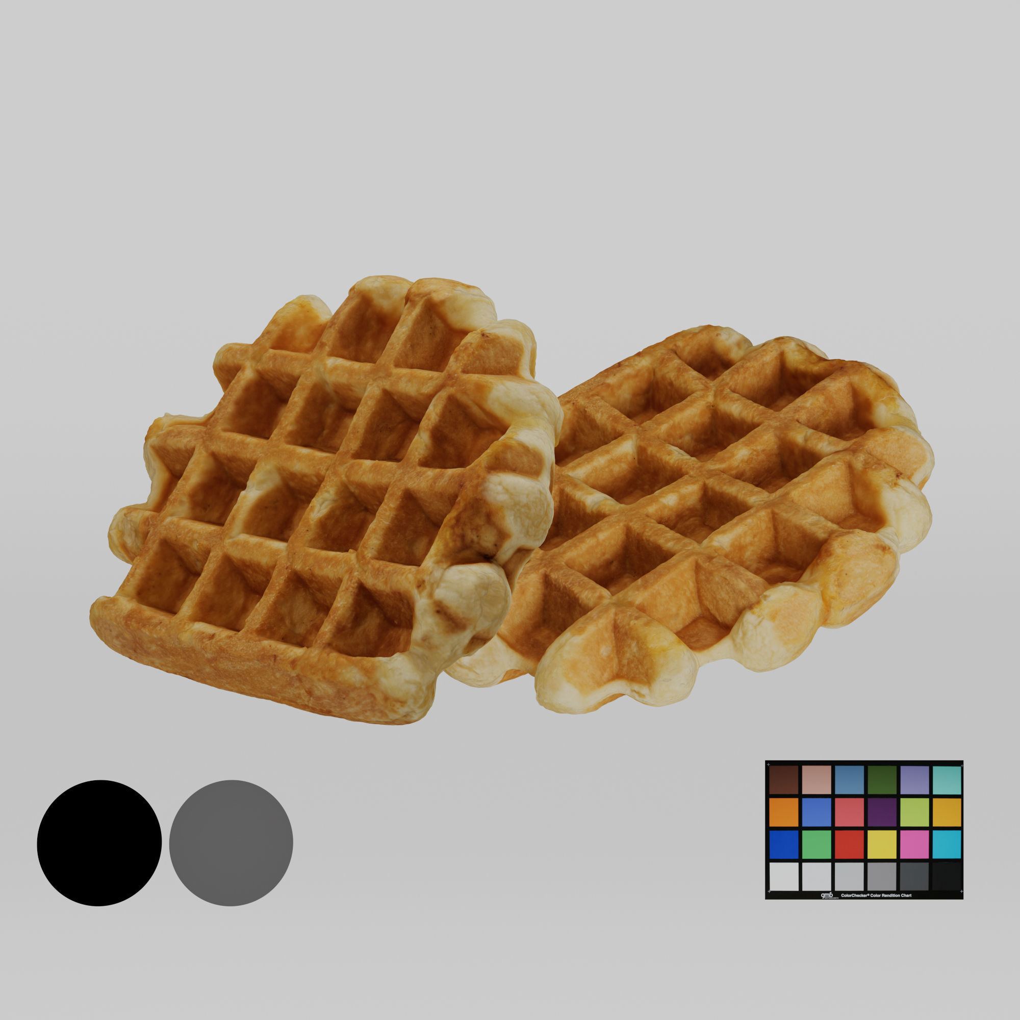 Waffle - Var01 3D model_2