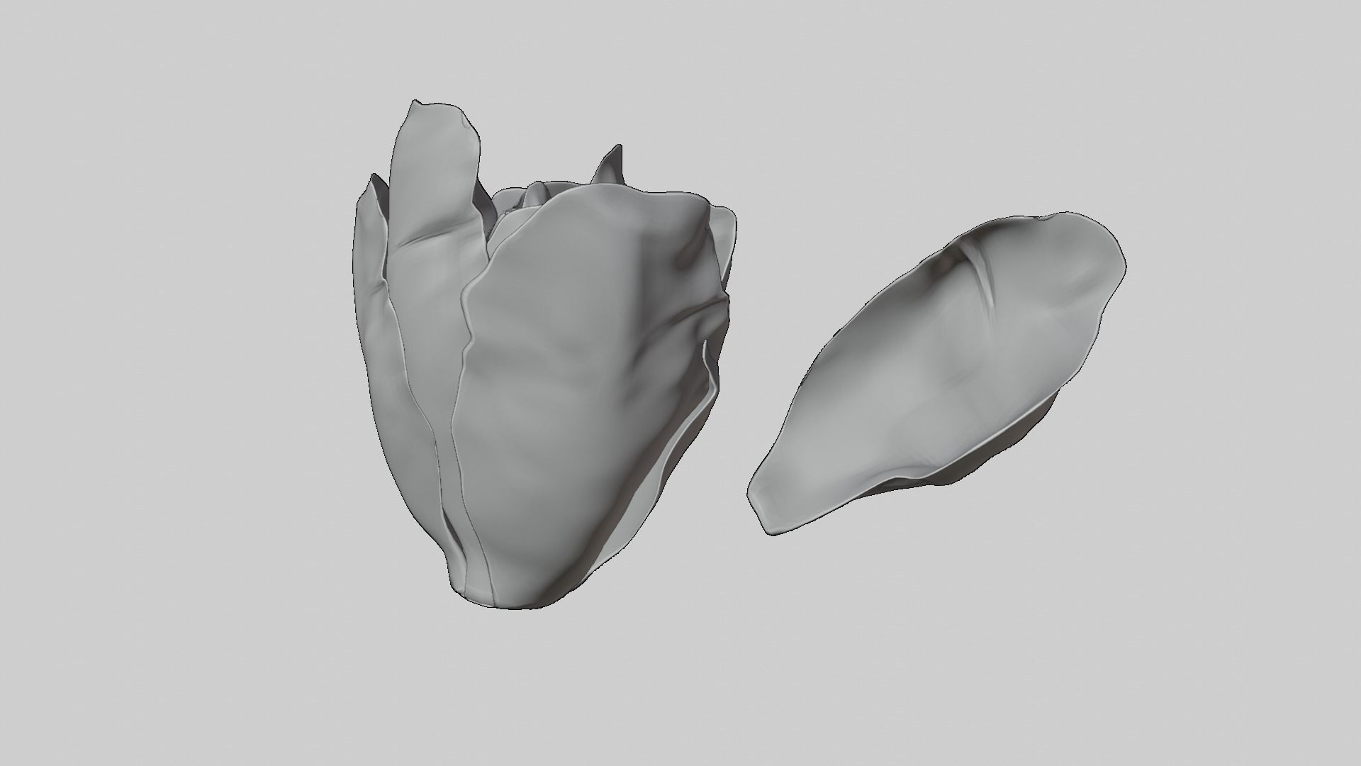 Lettuce Hyper-realistic 3D model_3