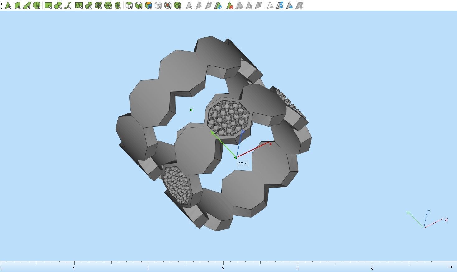Bee Honeycomb ring model 253 3D print model_13