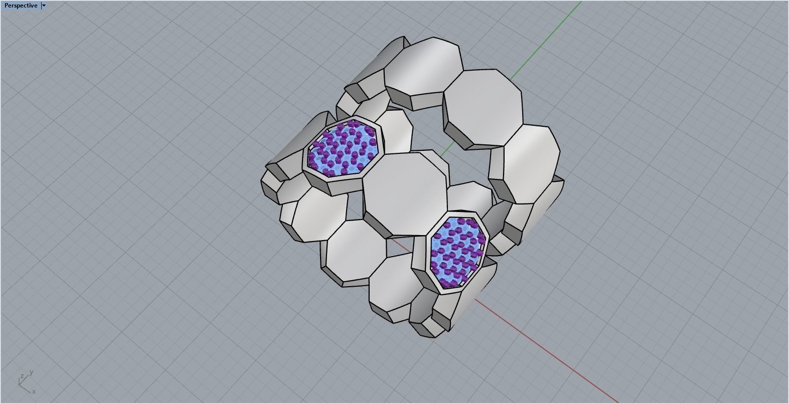 Bee Honeycomb ring model 253 3D print model_11