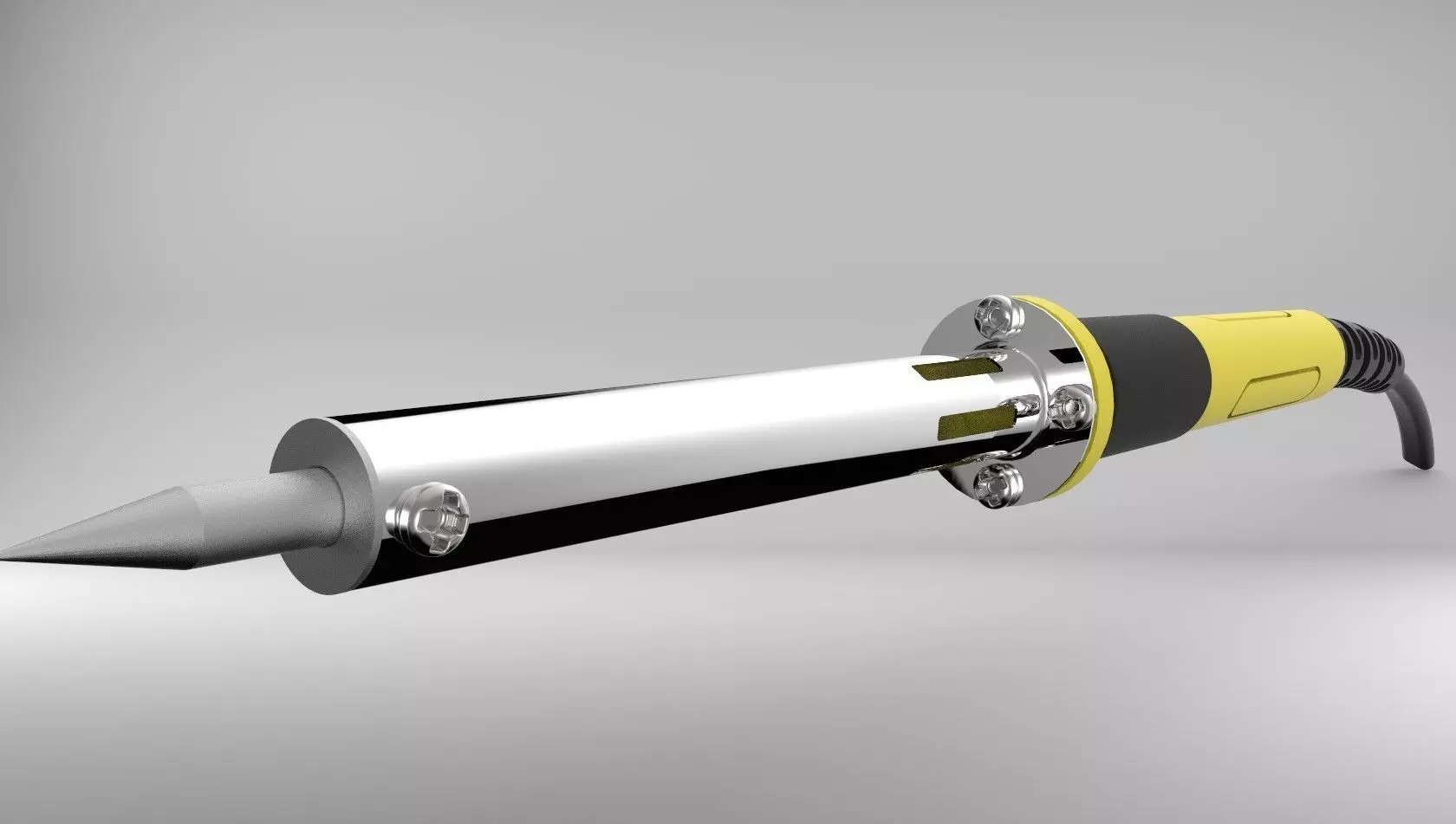 Soldering Iron cad model 3D print model_0