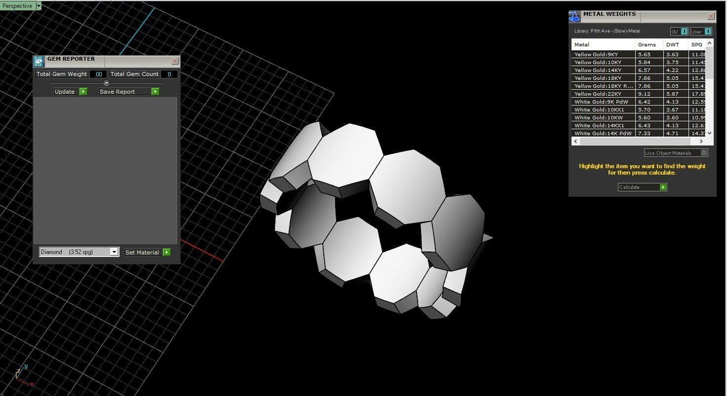Bee Honeycomb ring 254 3D print model_2