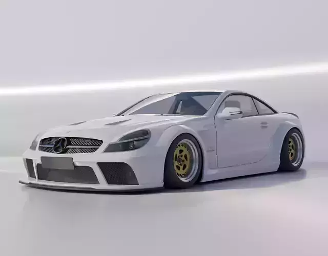 CAR - Mercedes sl65 amg with interior