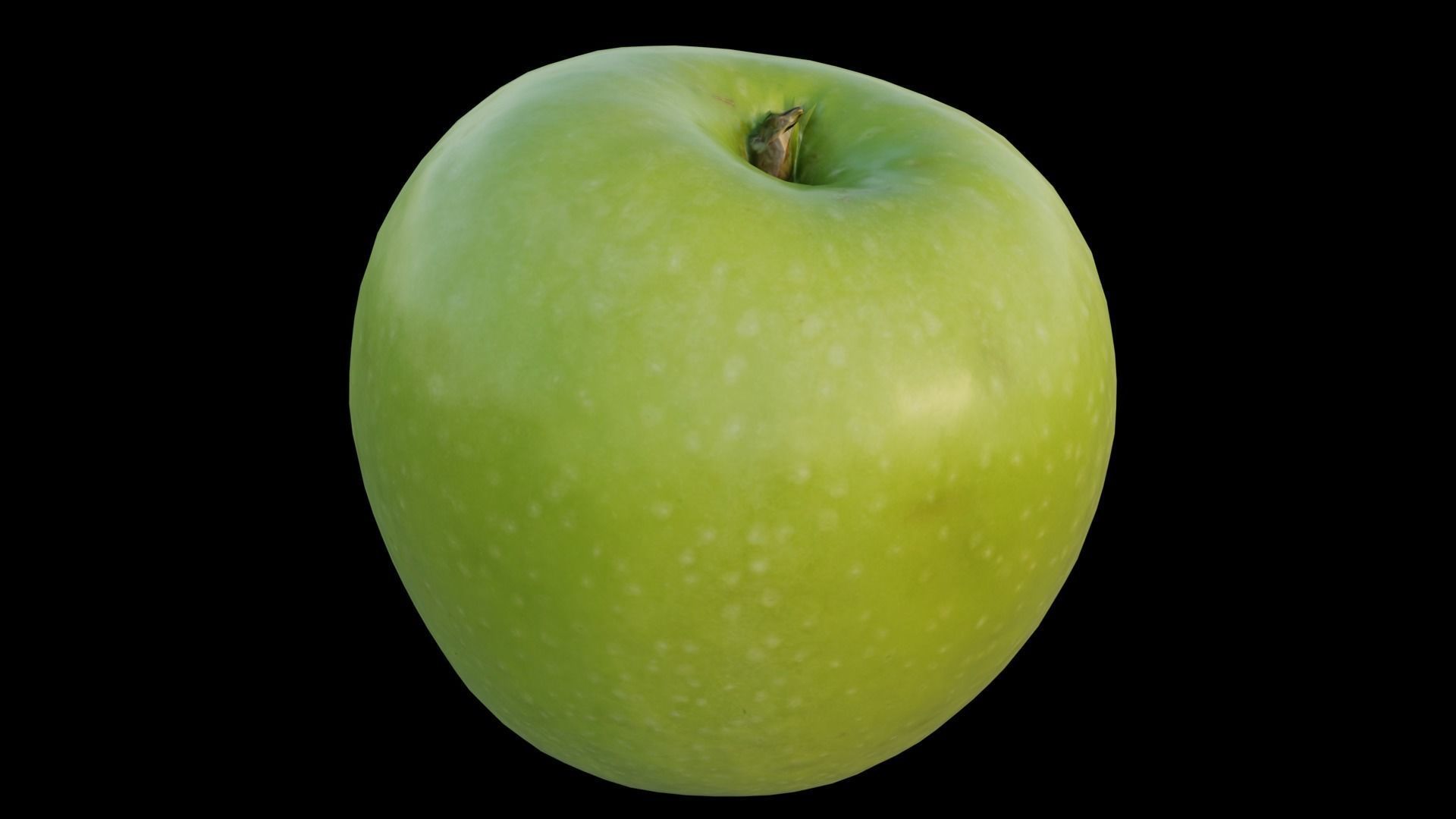 Apple Low-poly 3D model_12